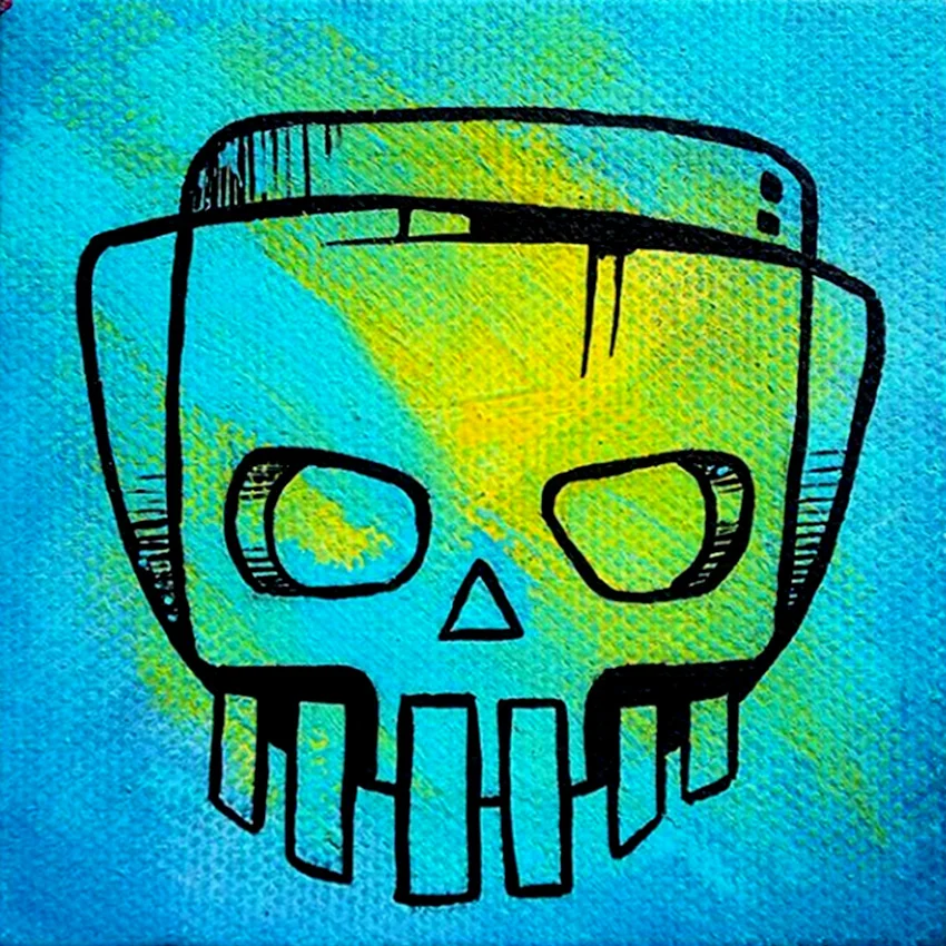 Tiny Skull: The Blue One