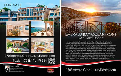 Custom real estate flyers