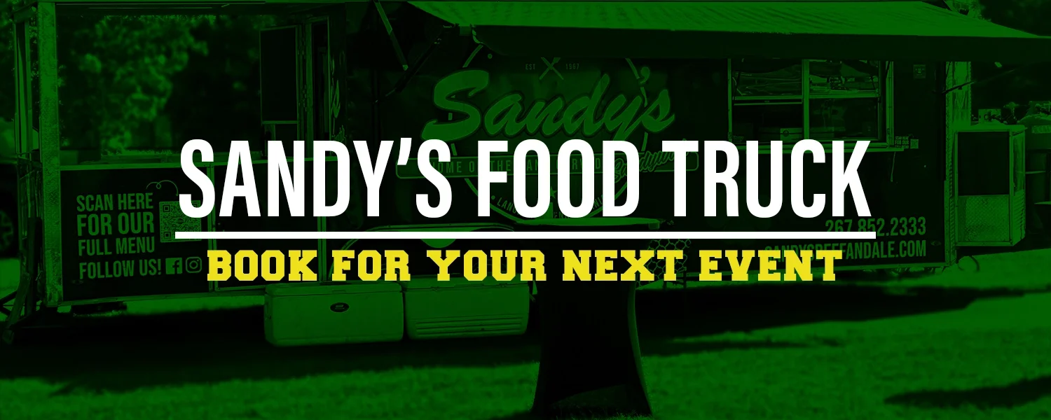 sandy's food truck—book for your next event