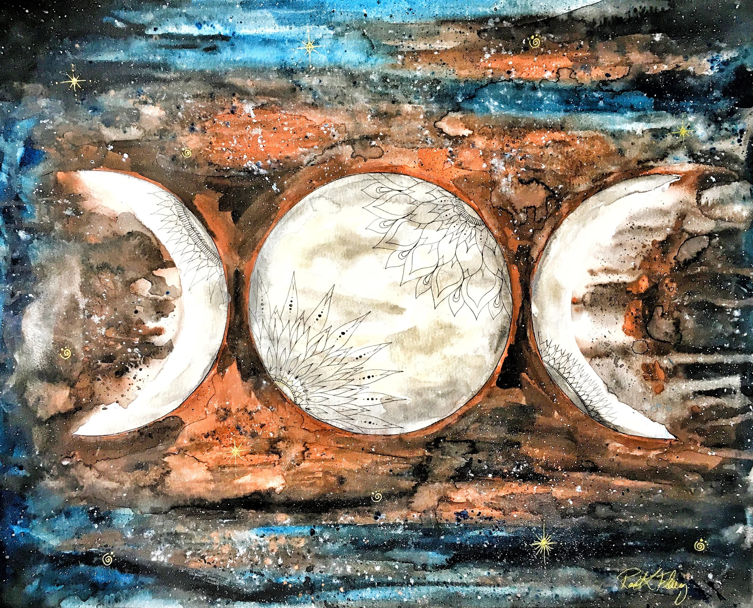 Passage of Time Moon Phases