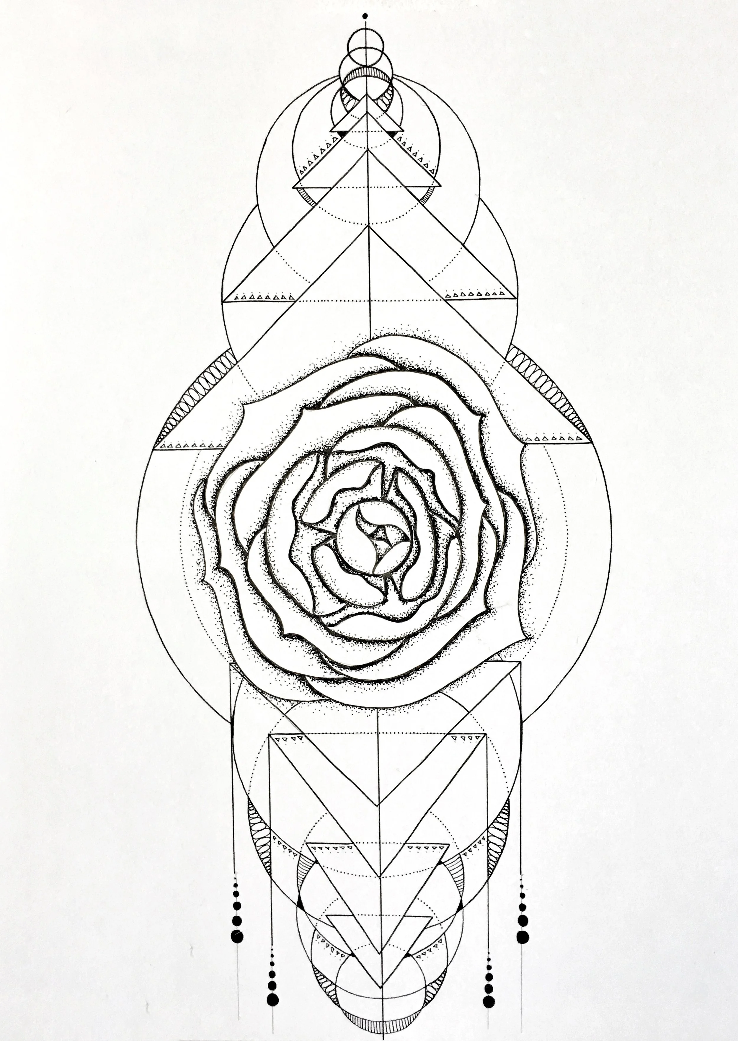Geometric & Floral Ink design