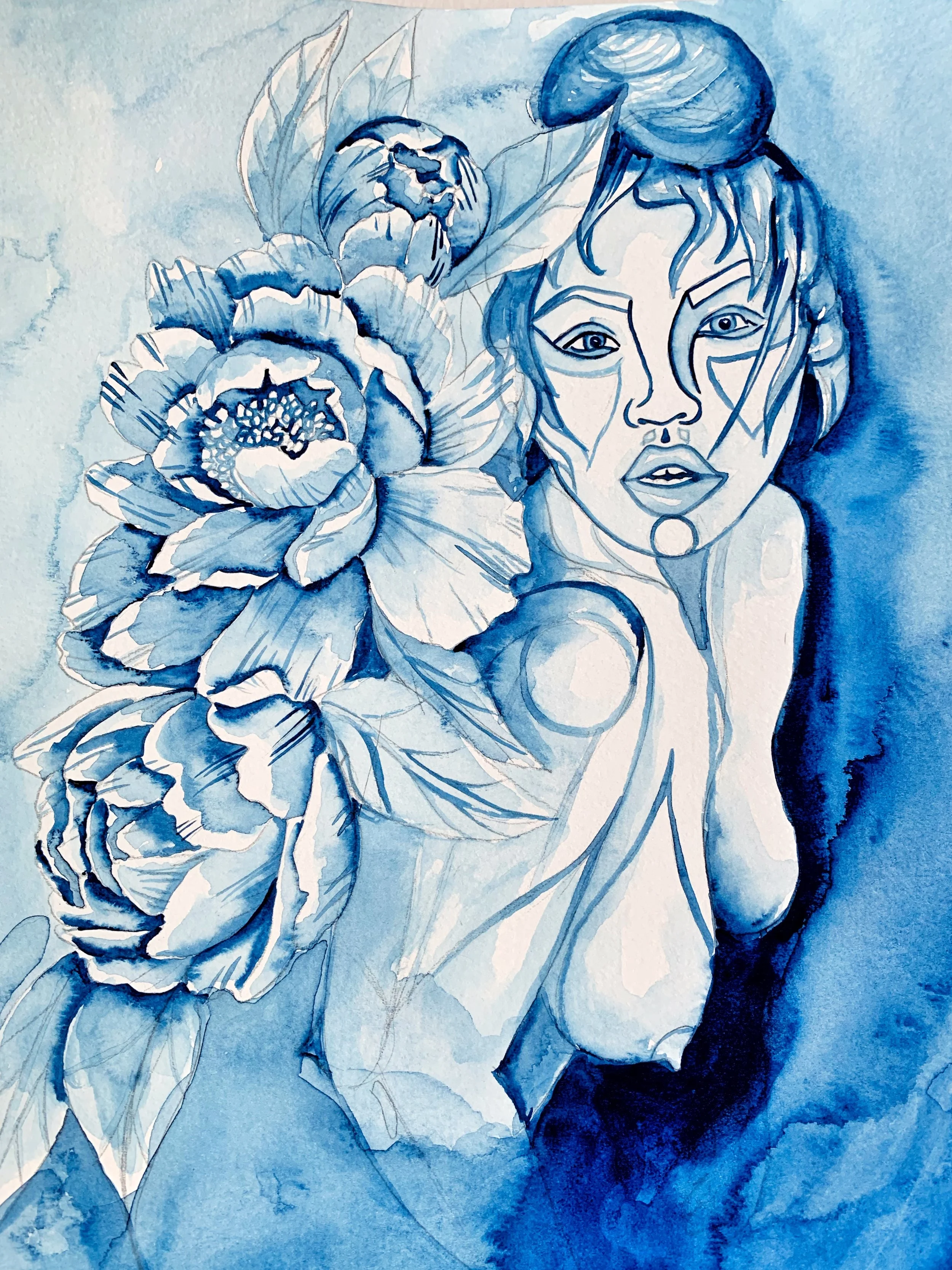 BlueWatercolorNudeStudy.JPG