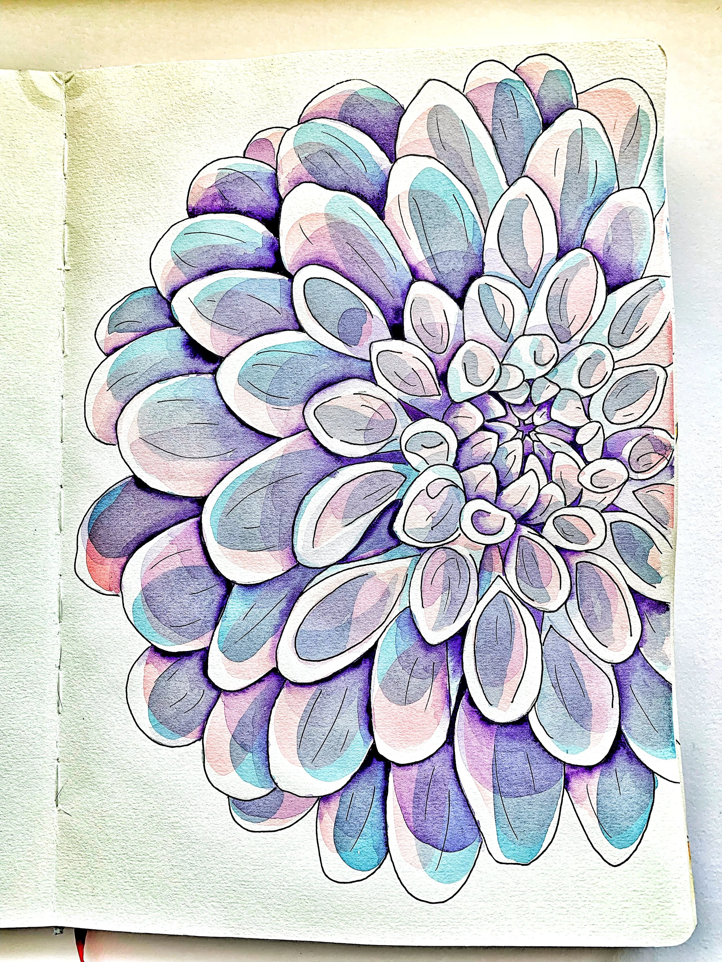 Layered Dahlia