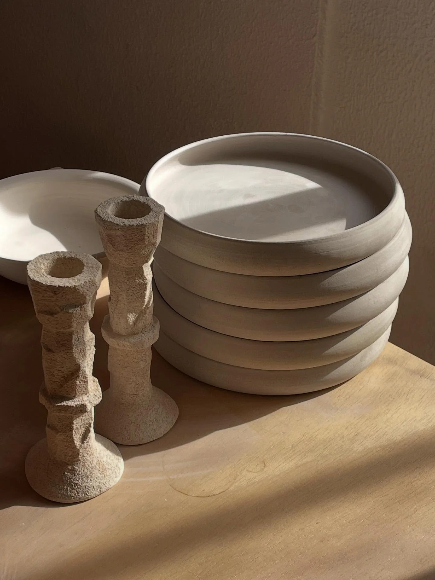 A little bit of everything. Studio life, scenes from around town, small moments of observation, new pieces in progress, and time with my little one 🤍