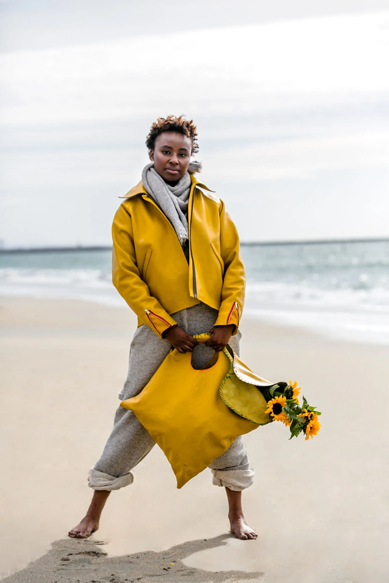 Yellow Leather Bag