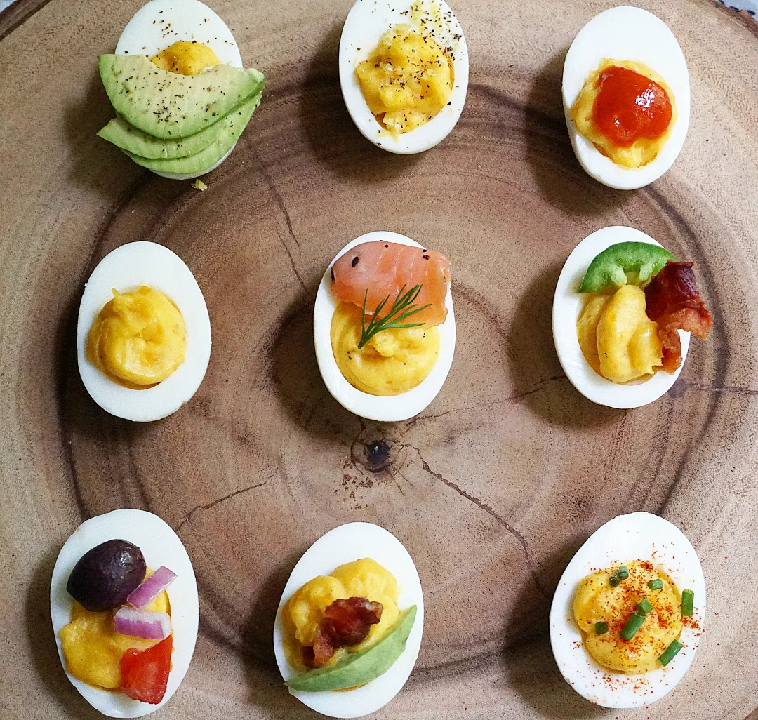 Whole30 Deviled Eggs (8 Ways)