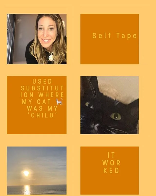 Did a Self Tape... ⠀⠀
They wanted me to relate to my &lsquo;child&rsquo;. ⠀⠀
So I did a substitution and related to my cat. ⠀⠀
Do what you have to...It worked. ⠀⠀