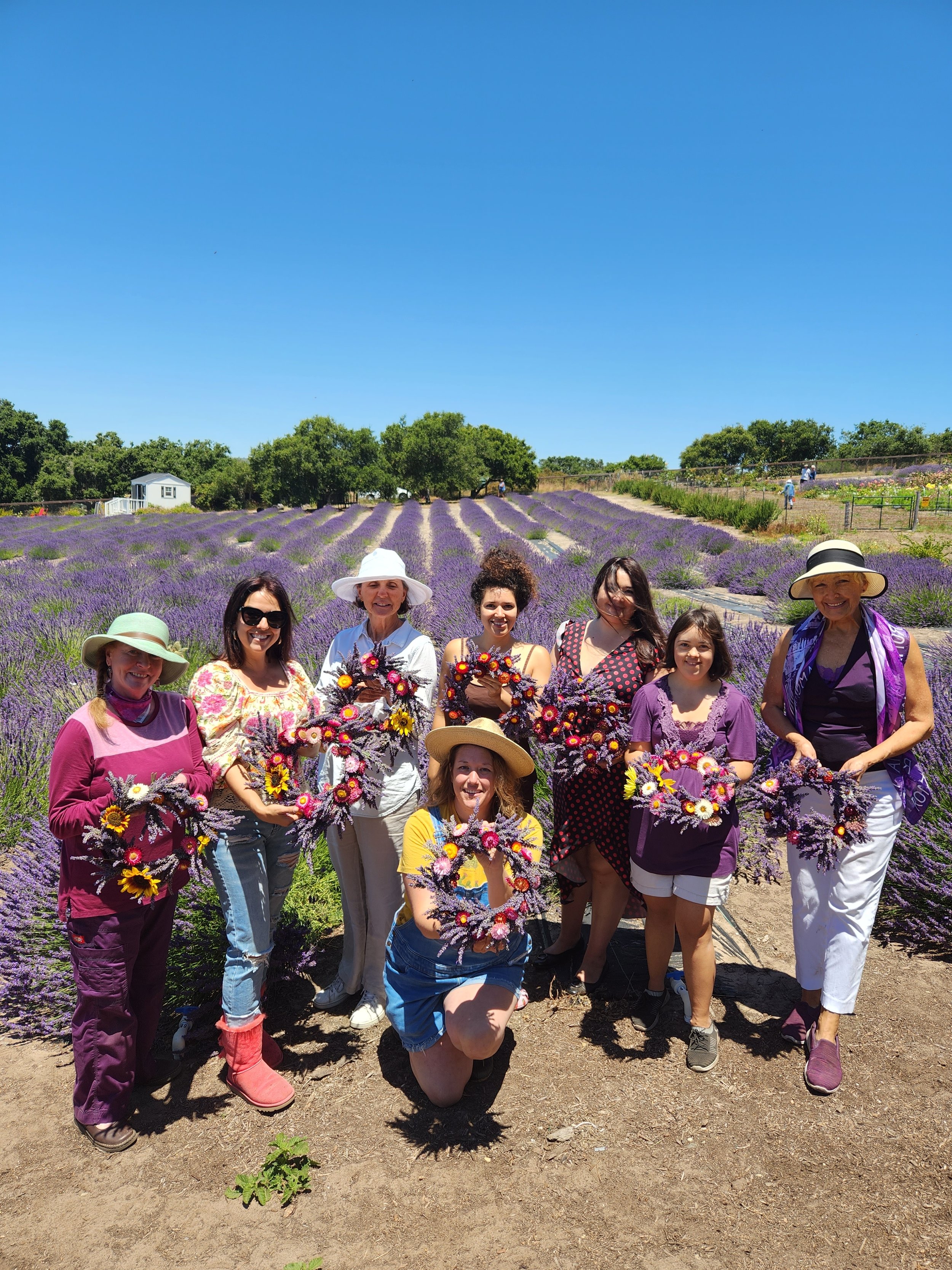 Lavender Wreathmaking Class, July 15th
