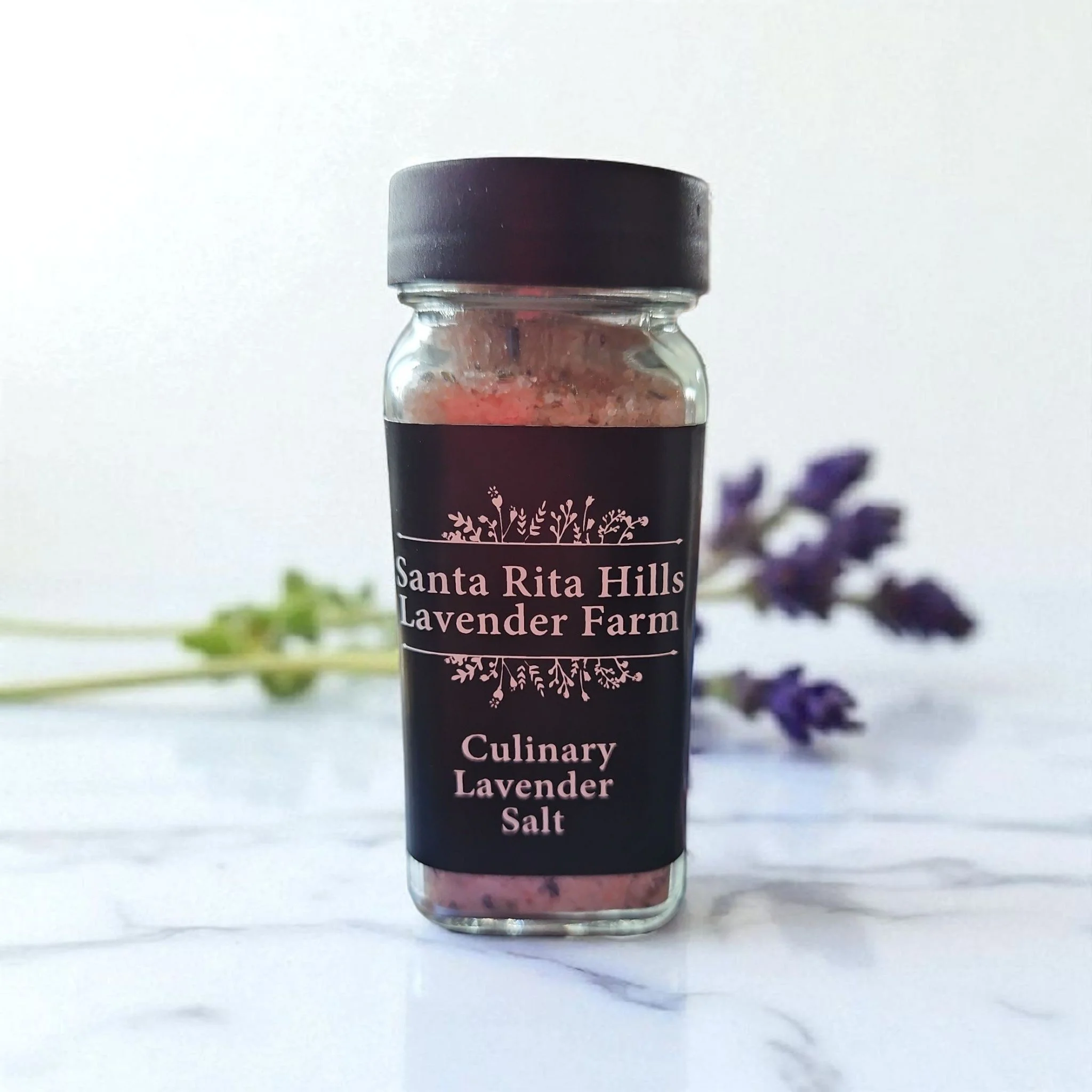 New Culinary Lavender Salt Package from Santa Rita Hills Lavender Farm, minutes away from the Buellton and Solvang area