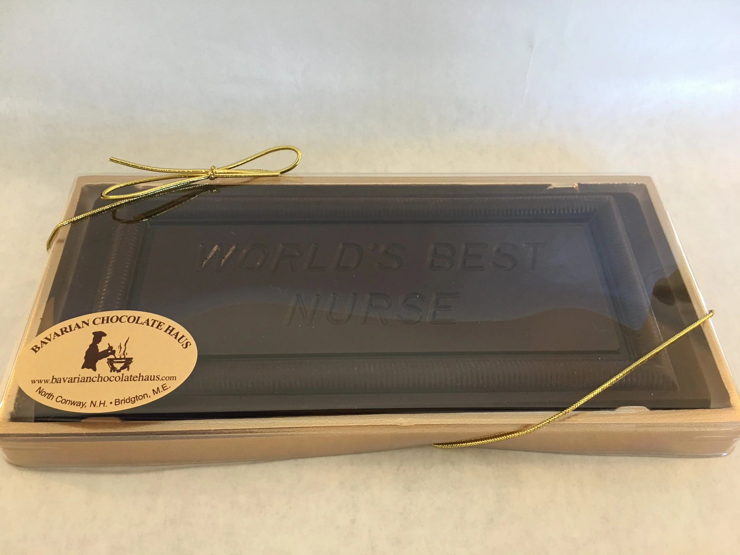 World's Best Nurse Dark Chocolate Card