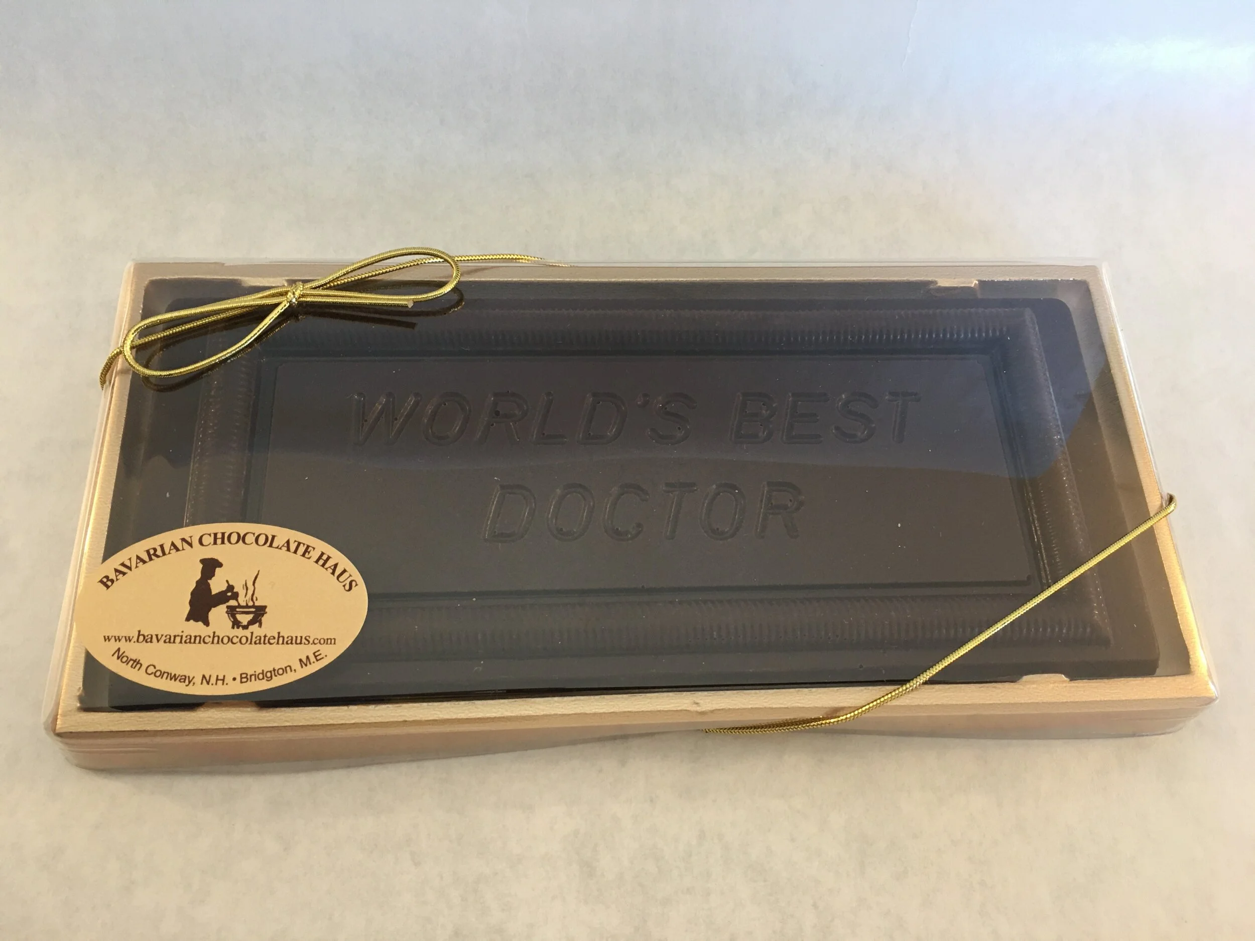 World's Best Doctor Dark Chocolate Card