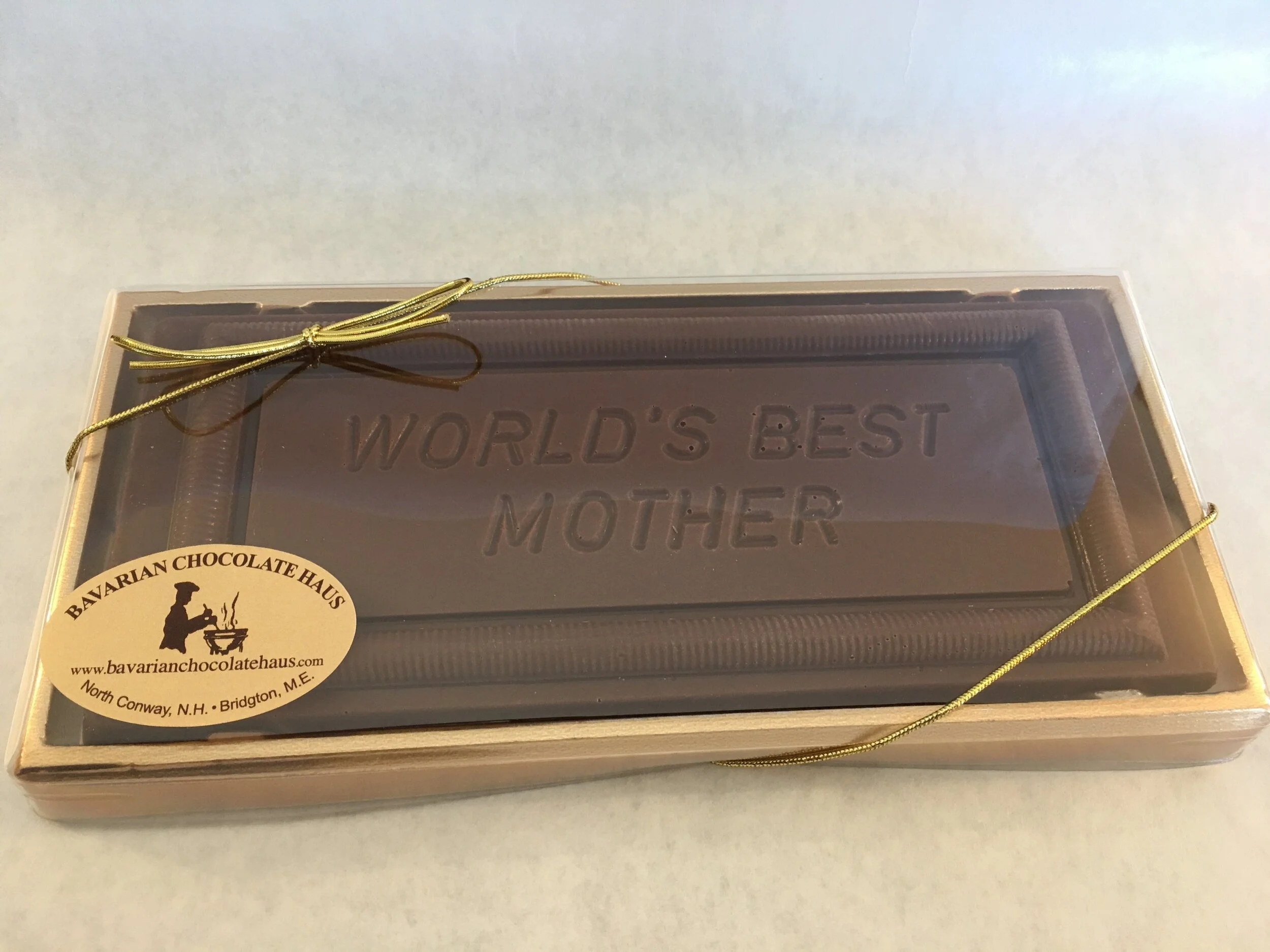 World's Best Mother Milk Chocolate Card