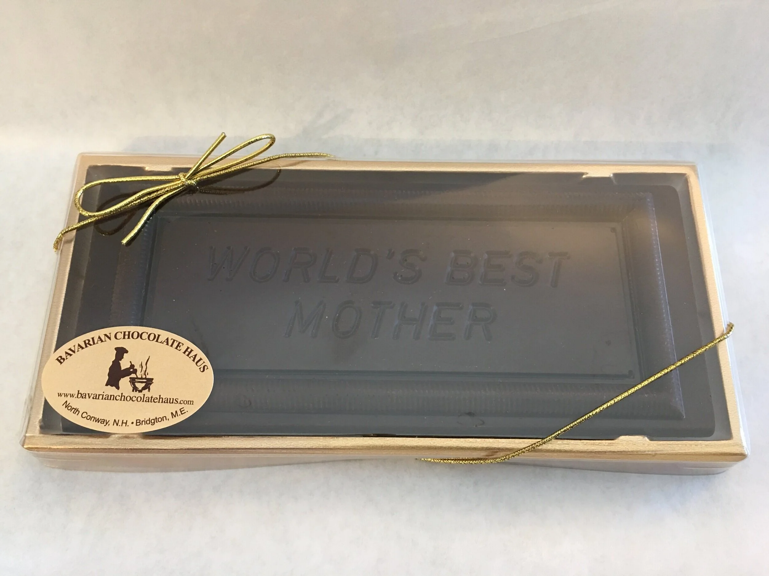 World's Best Mother Dark Chocolate Card