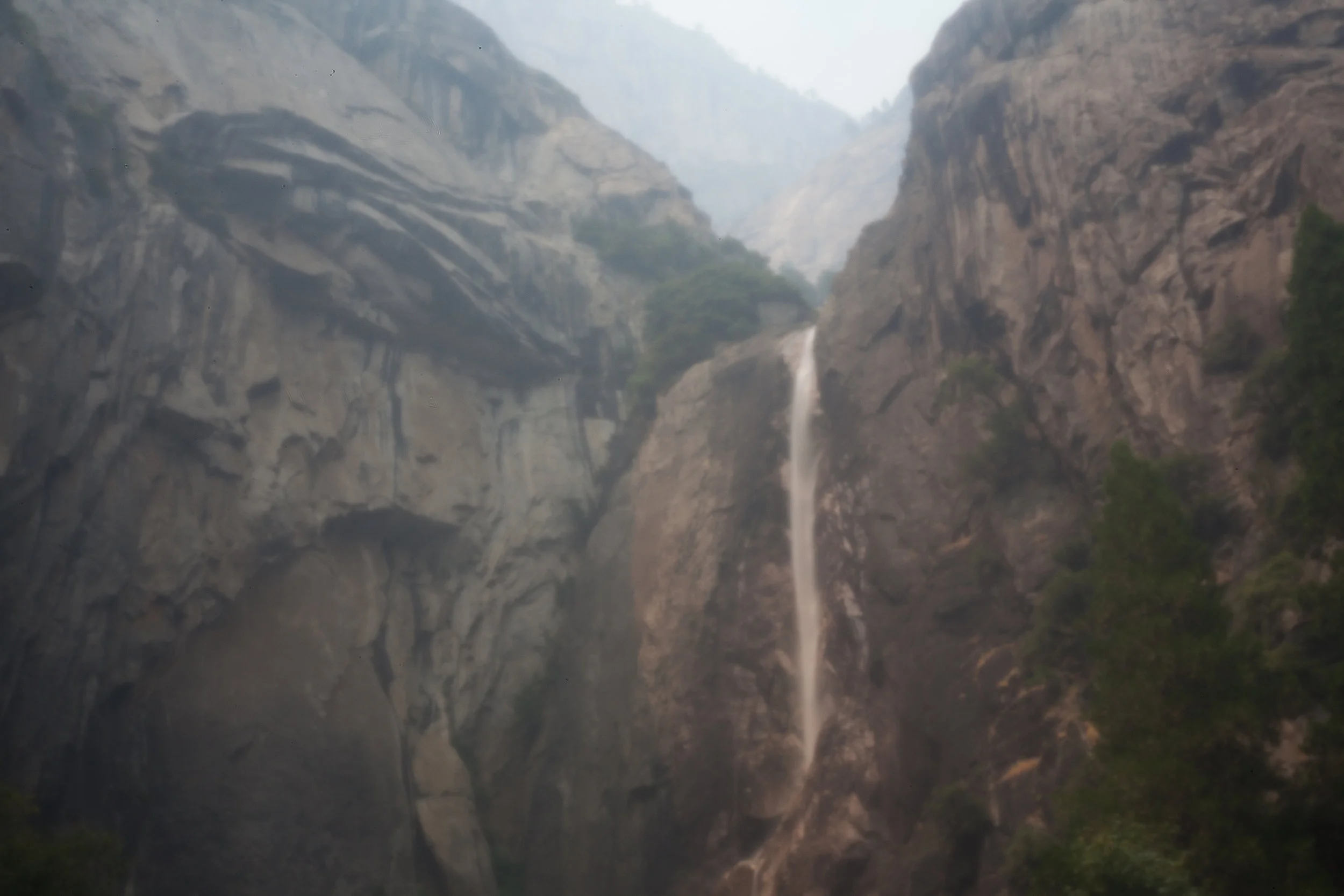 Yosemite Park, shot with pinhole camera