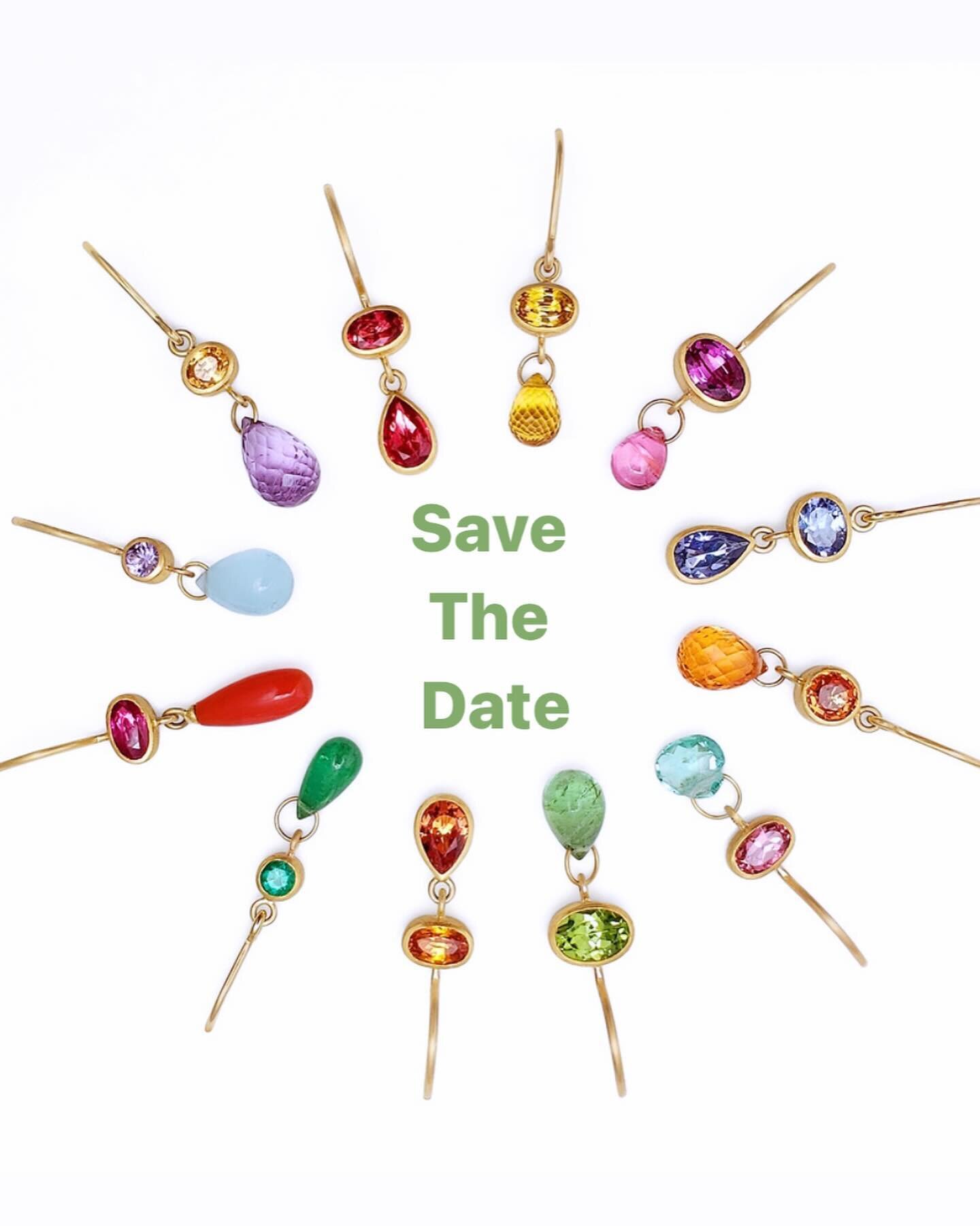 Save the date!! This Friday Feb. 16th &amp; Saturday Feb. 17th, 11-5. @mallarymarks will be here showing her latest collection of colorful jewels. All handmade with the most beautiful materials. Stop by and meet Mallary, and see this beautiful one of