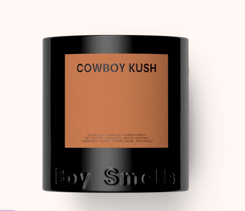 COWBOY KUSH CANDLE- BOY SMELLS