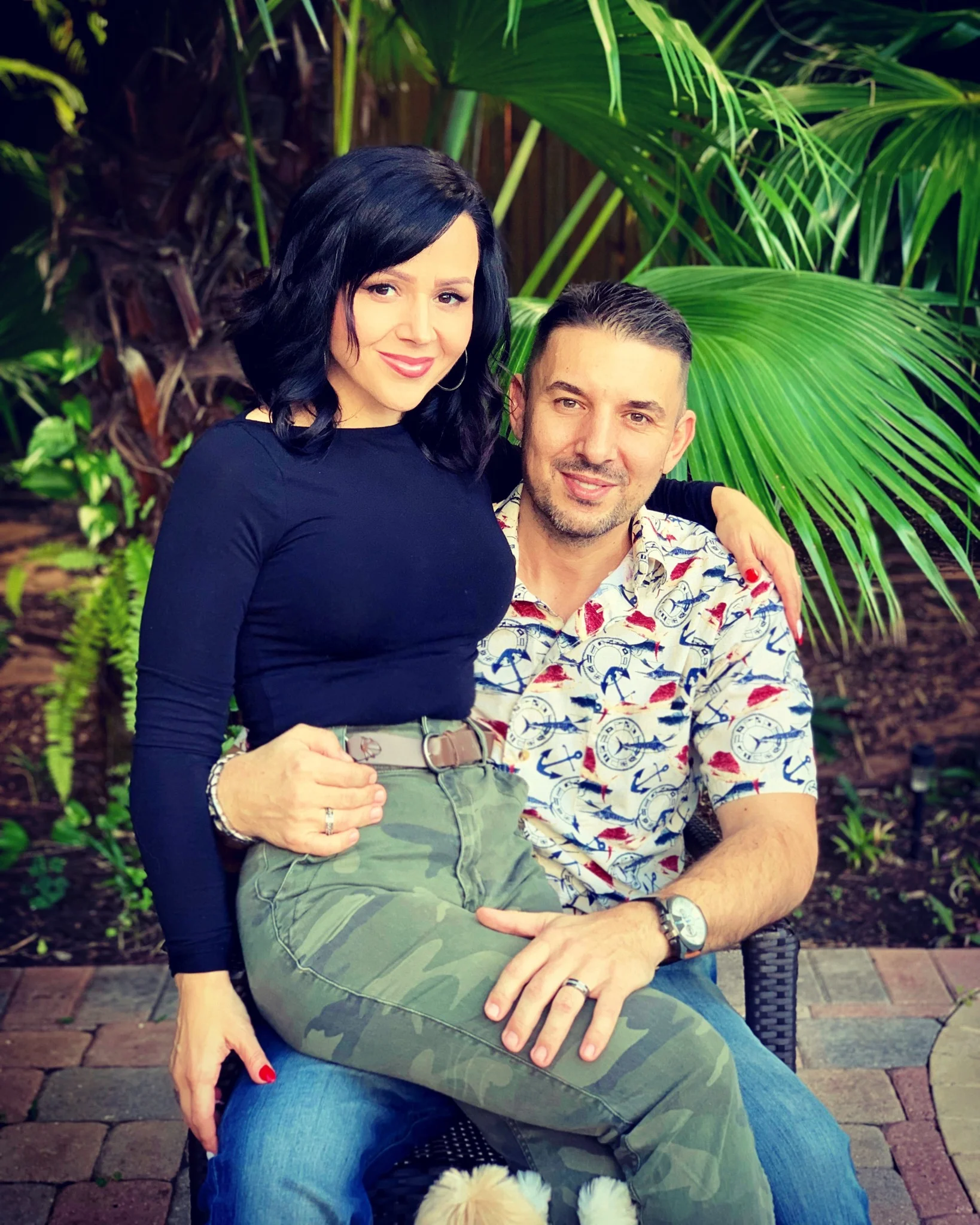 Lala with her husband, Alex.