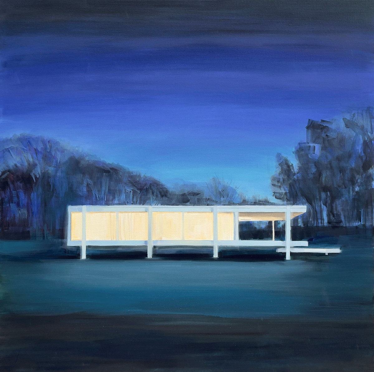 MIES VAN DER ROHE  (FARNSWORTH HOUSE)