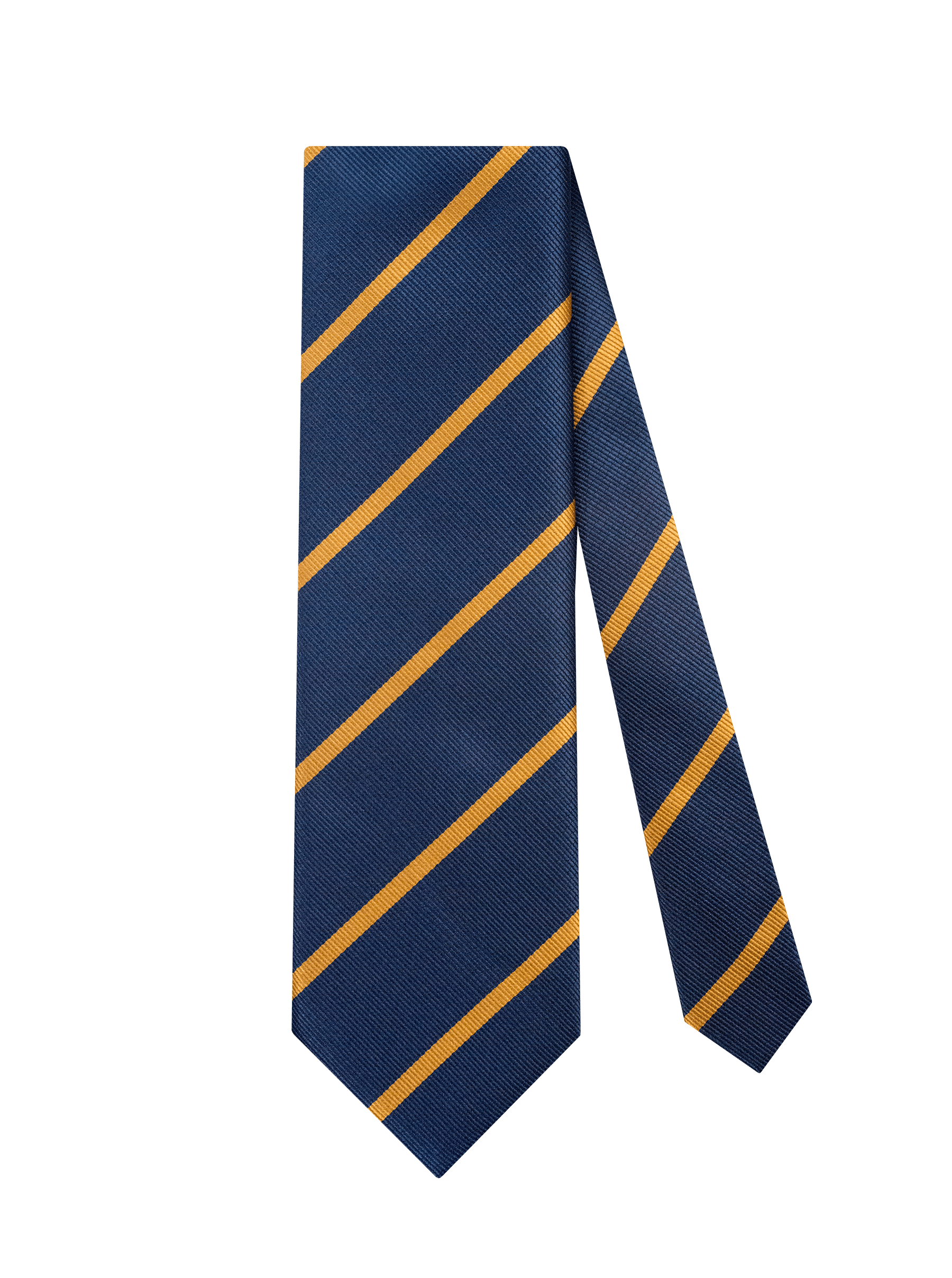 BLUE W/ YELLOW STRIPE TIE
