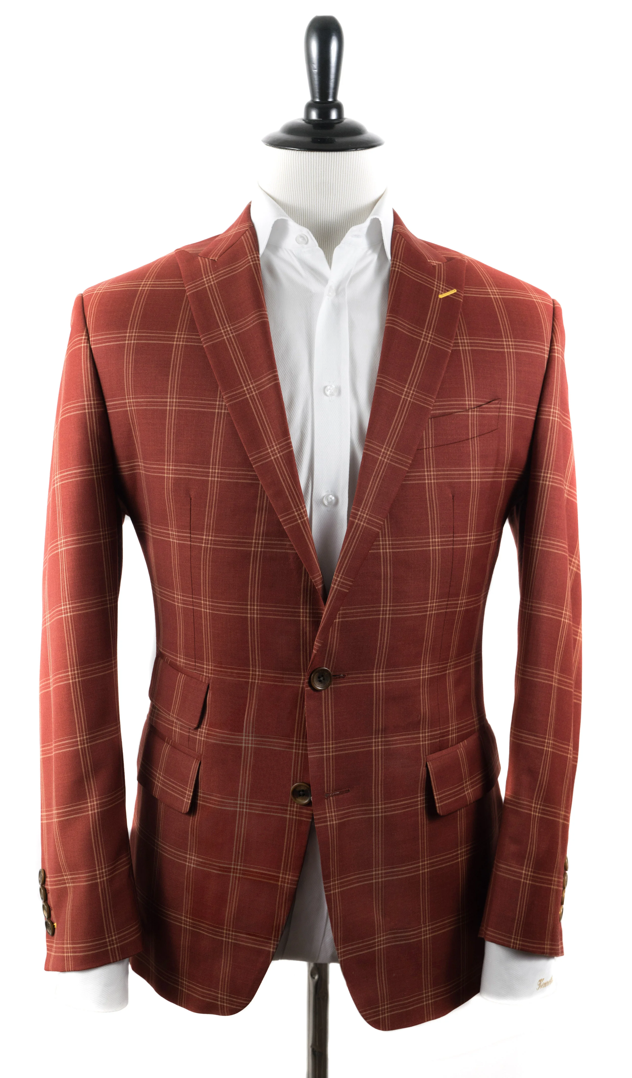PREMIUM RED WITH TAN LARGE PLAID