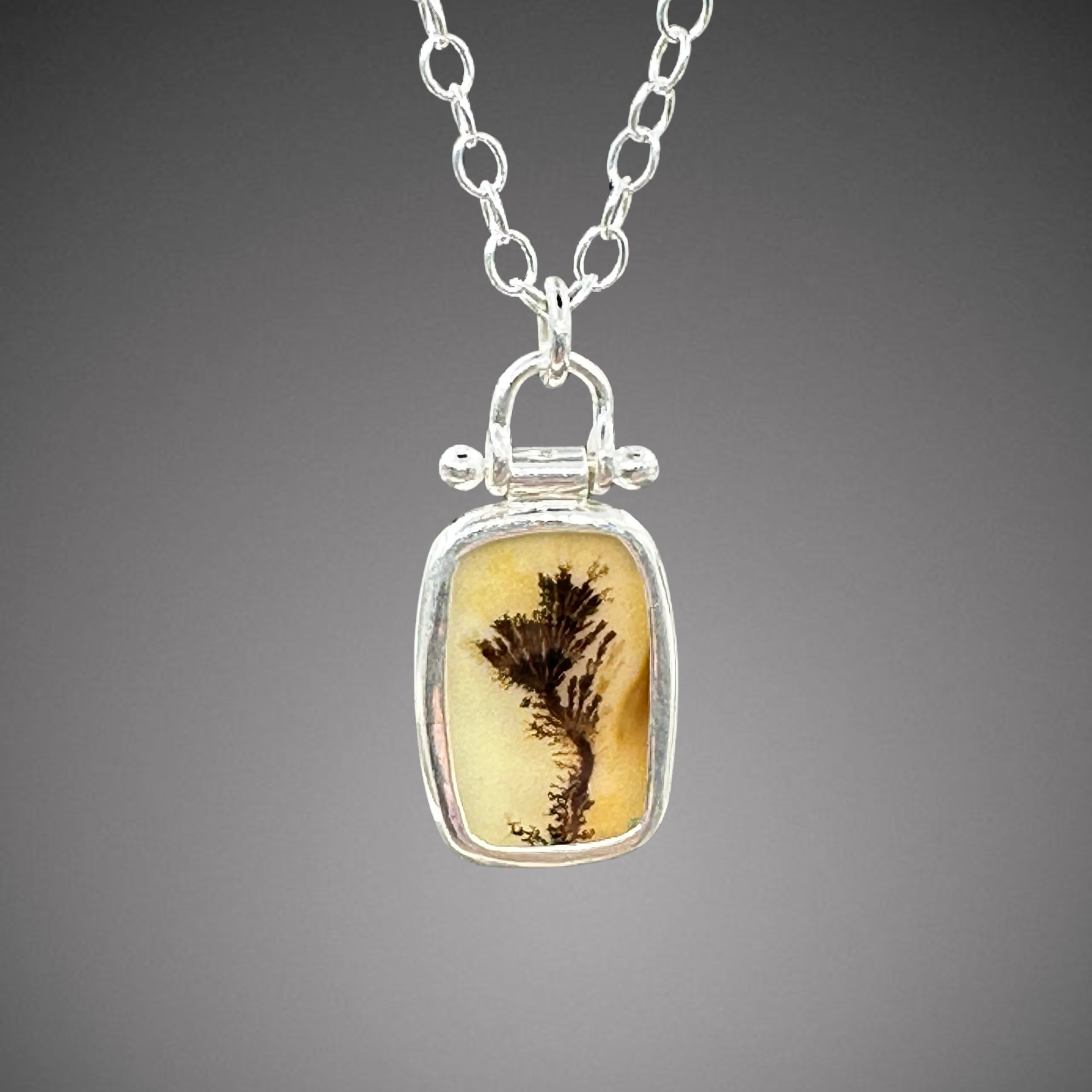 Dendritic Agate Pendant