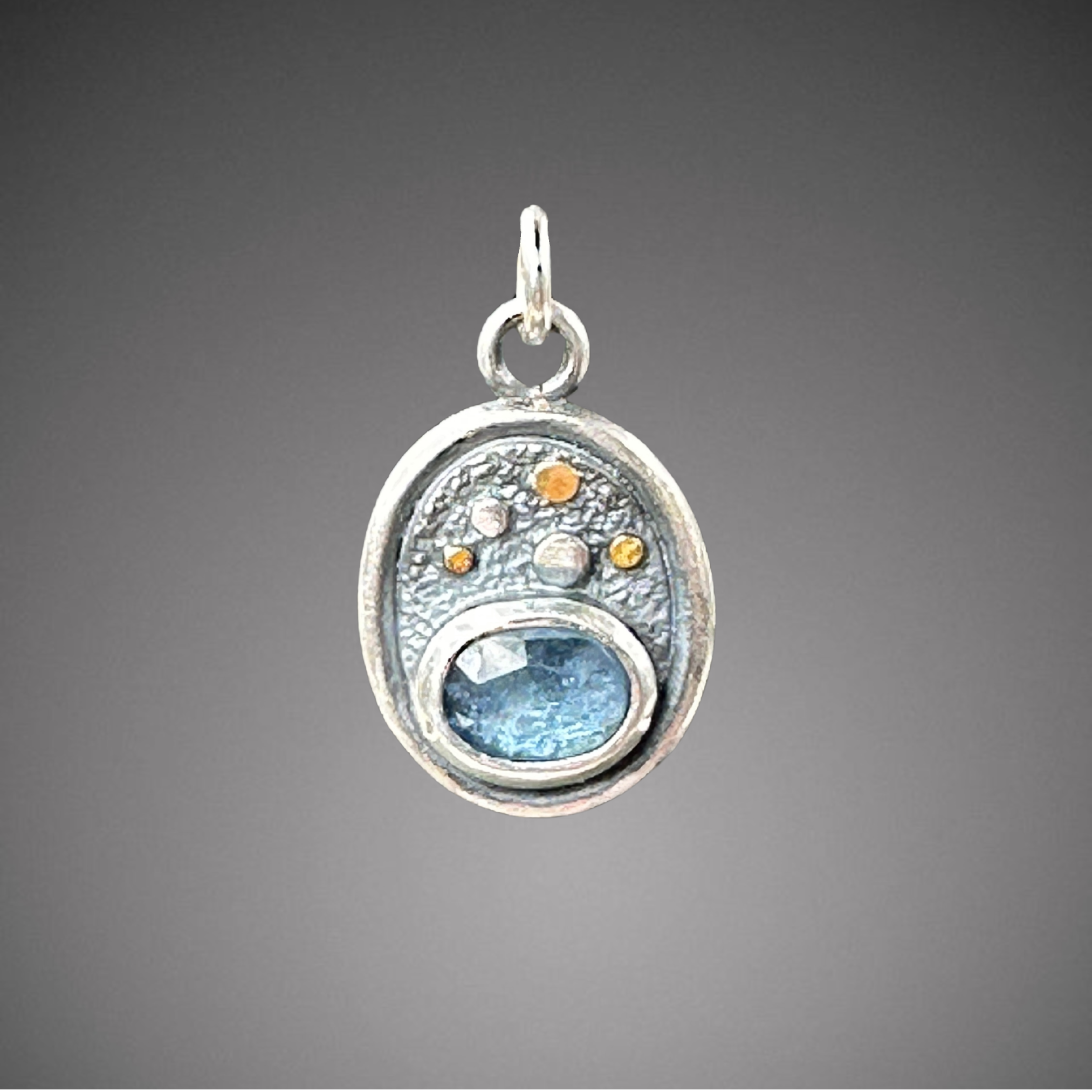 Oasis Charm with Blue kyanite