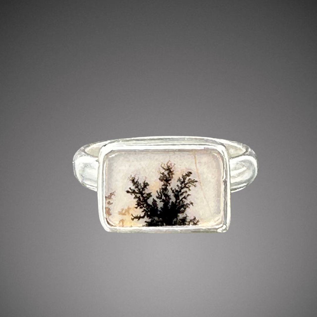 Dendritic Agate ring 3