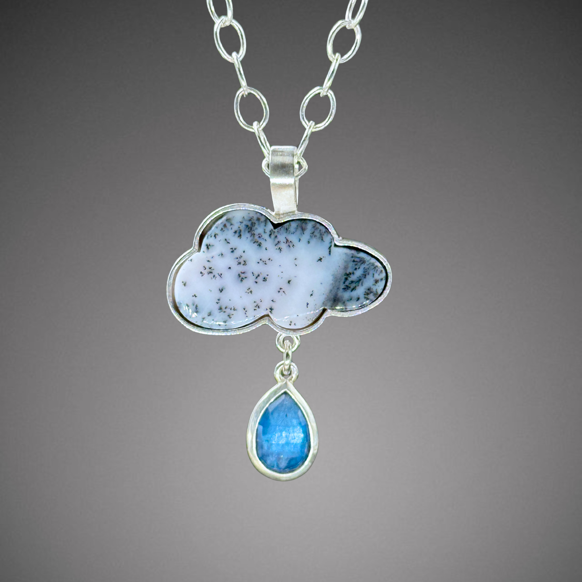 Dendritic Opal Cloud Pendant