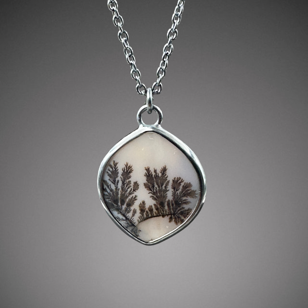Dendritic Agate Pendant