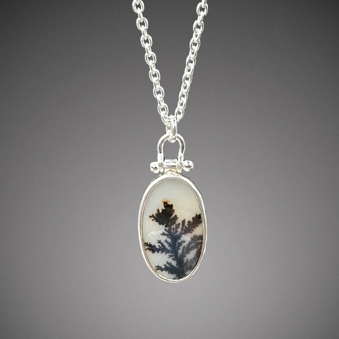 Dendritic Agate Pendant