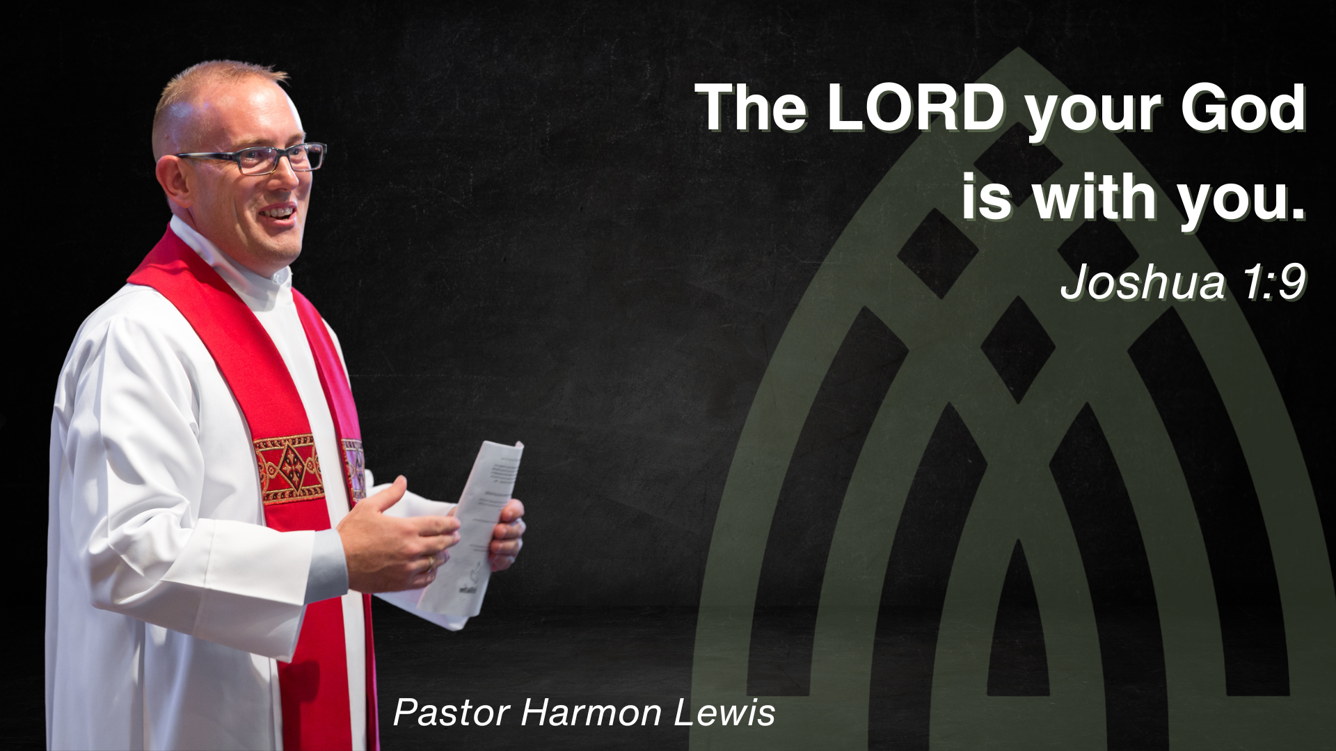 The LORD your God is with you. - Joshua 1:9