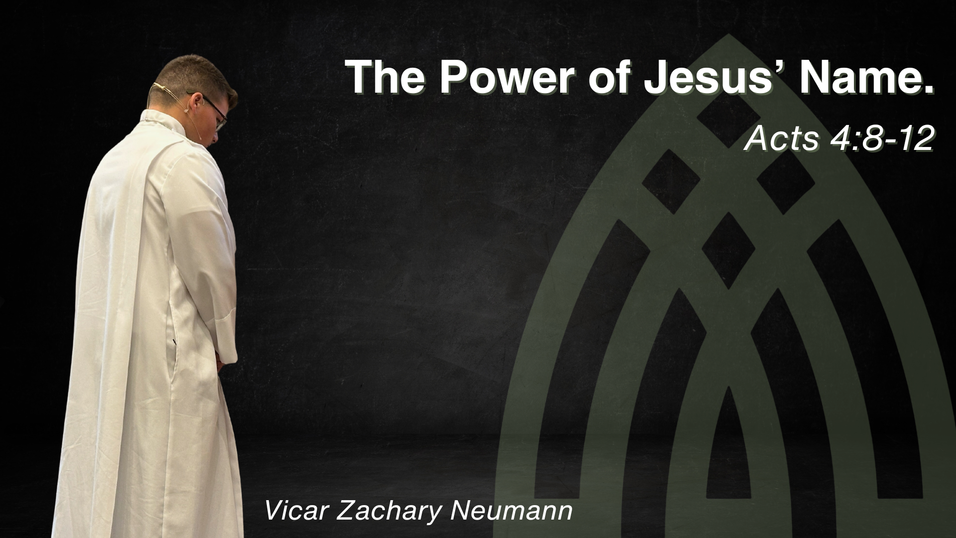 The power of Jesus’ name - Acts 4:8-12