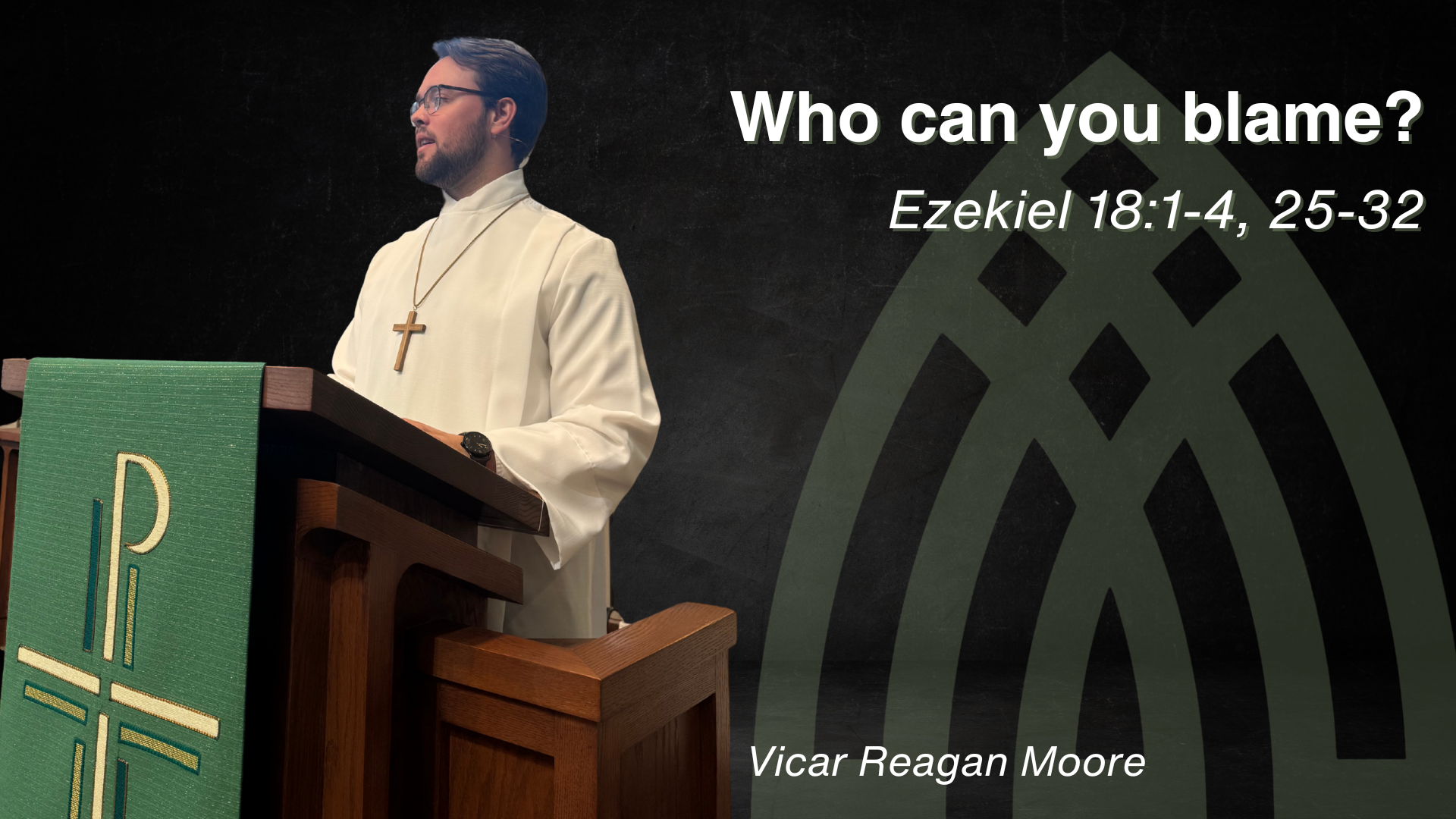 Who can you blame? - Ezekiel 18:1-4, 25-32