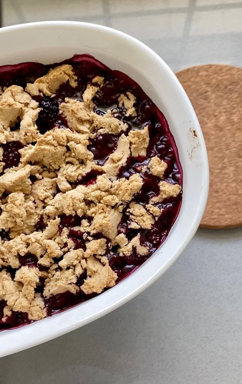 Dairy Free &amp; Gluten Free Summer Berry Cobbler