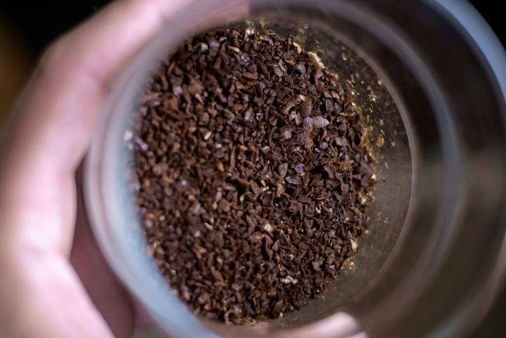 French Press grind coffee on coarse setting