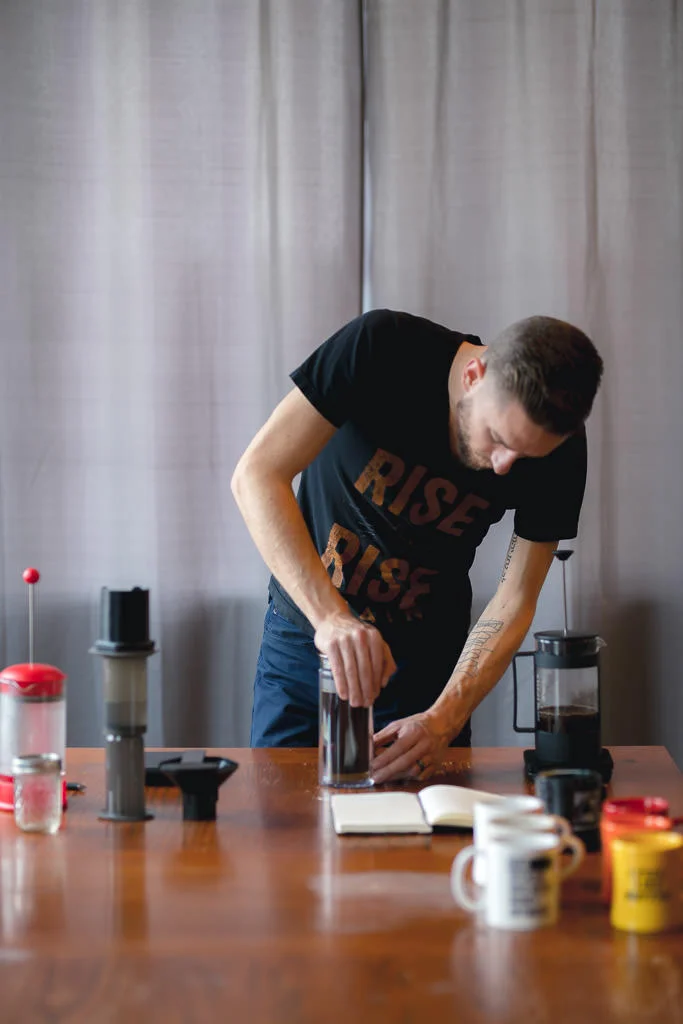 Brewing coffee with the American Press