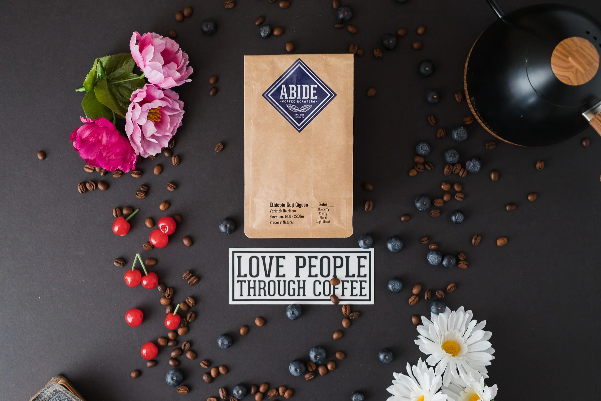 Ethiopia Guji Gigesa Natural Heirloom Coffee fruity floral light roast