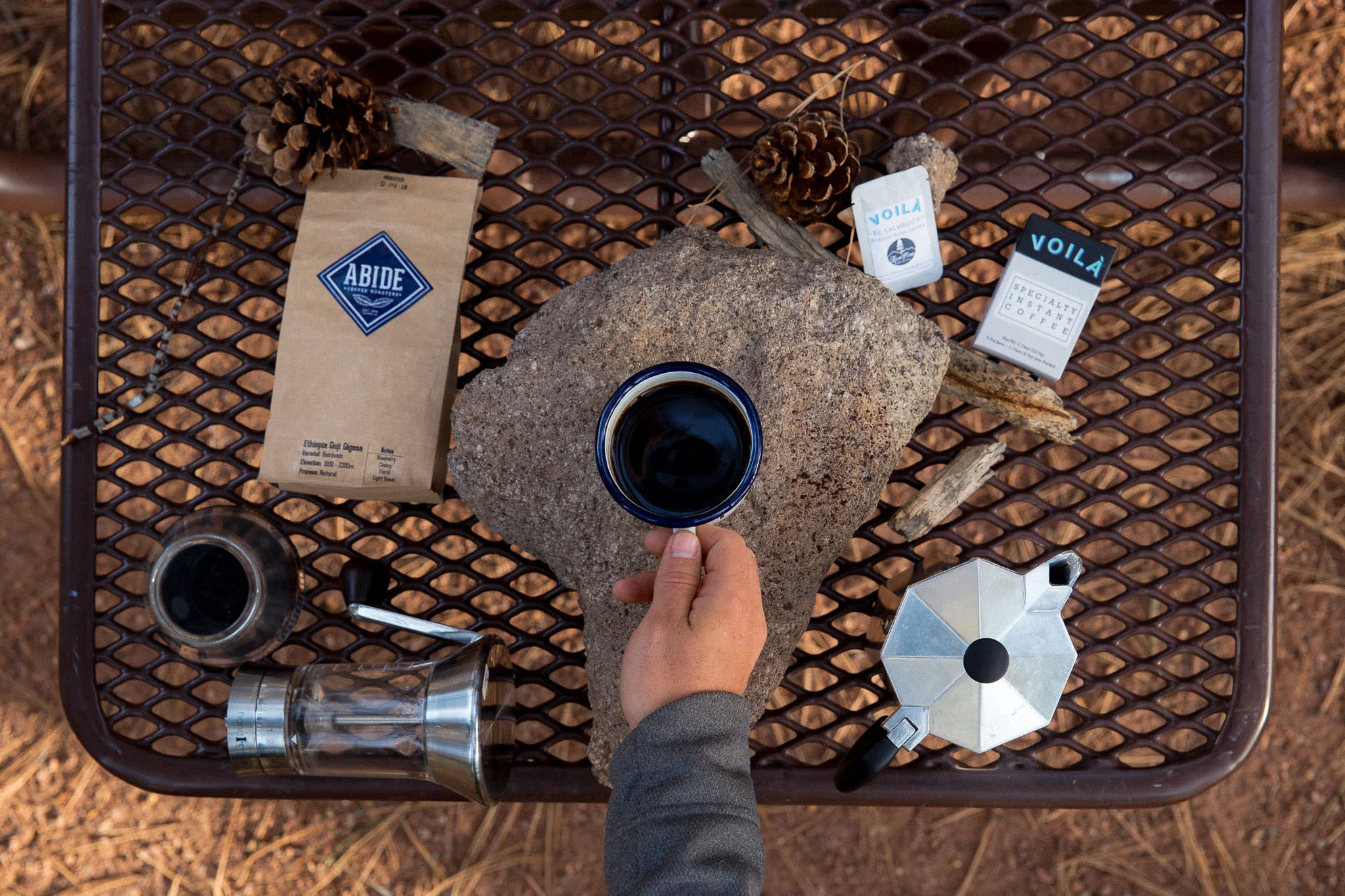Moka Pot Coffee camping gear giveaway