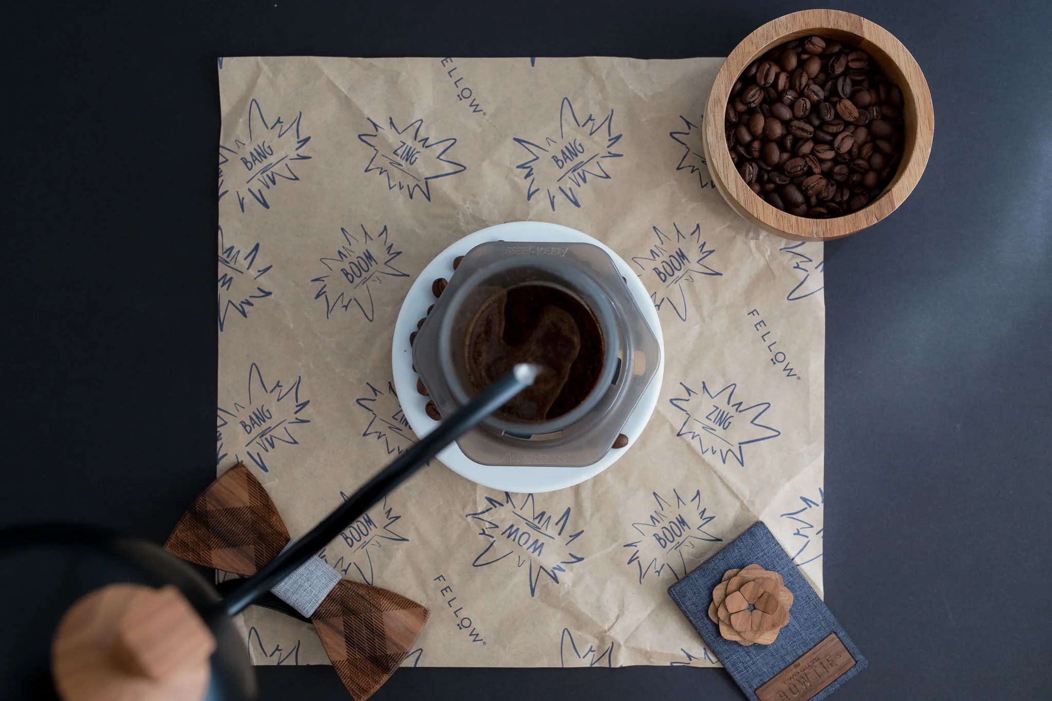 Brew full immersion coffee in an Aeropress without inverting