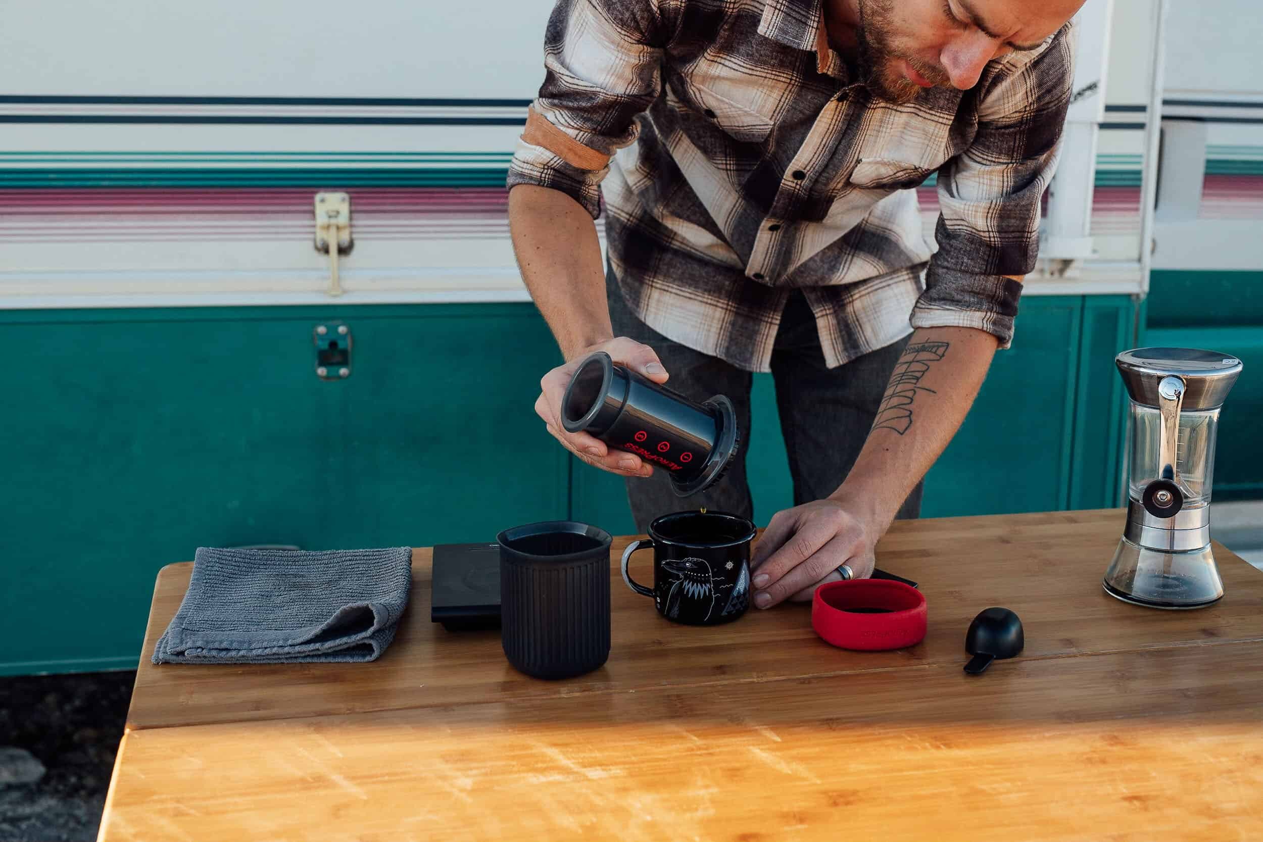 How to Make Amazing Camp Coffee with an Aeropress Coffee Maker - Fresh Off  The Grid