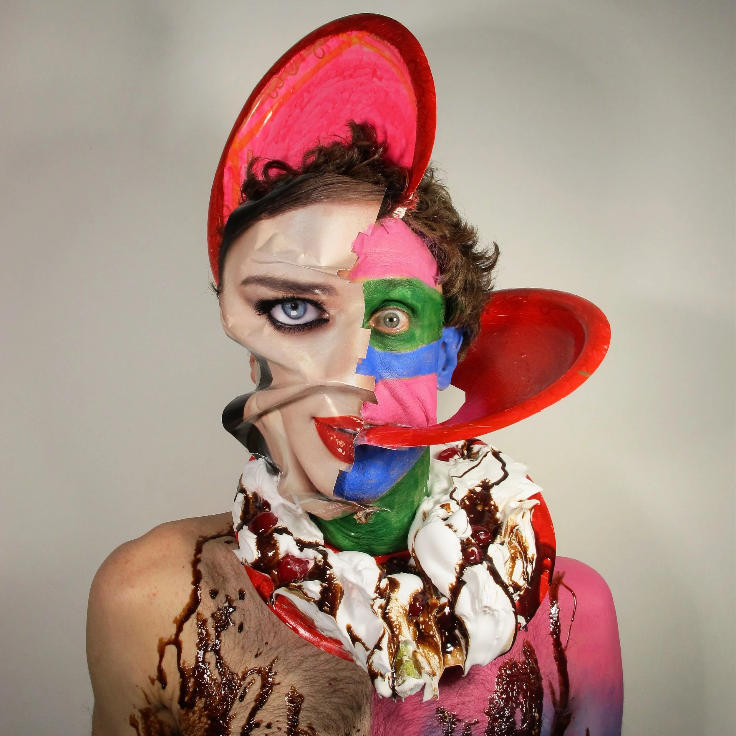 Plate Tectonics Of The Psyche, Resemblage, 2017, 16"x16" ed. of 5