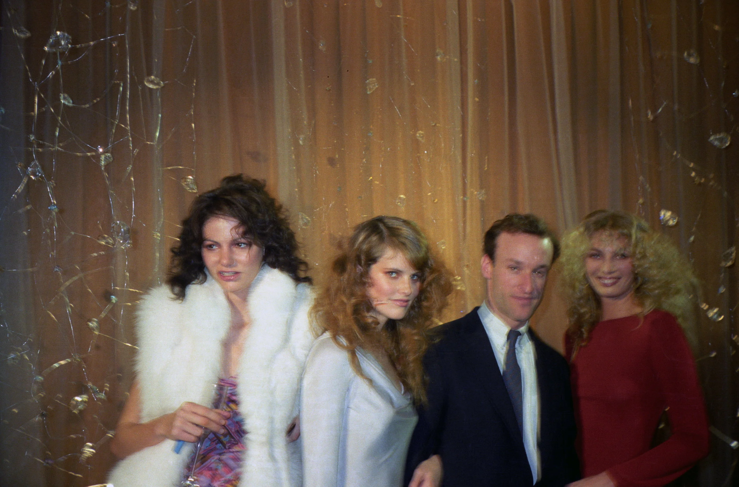 Alex with Vonfurstenburg Models, February 6, 2000 Vonfurstenburg house