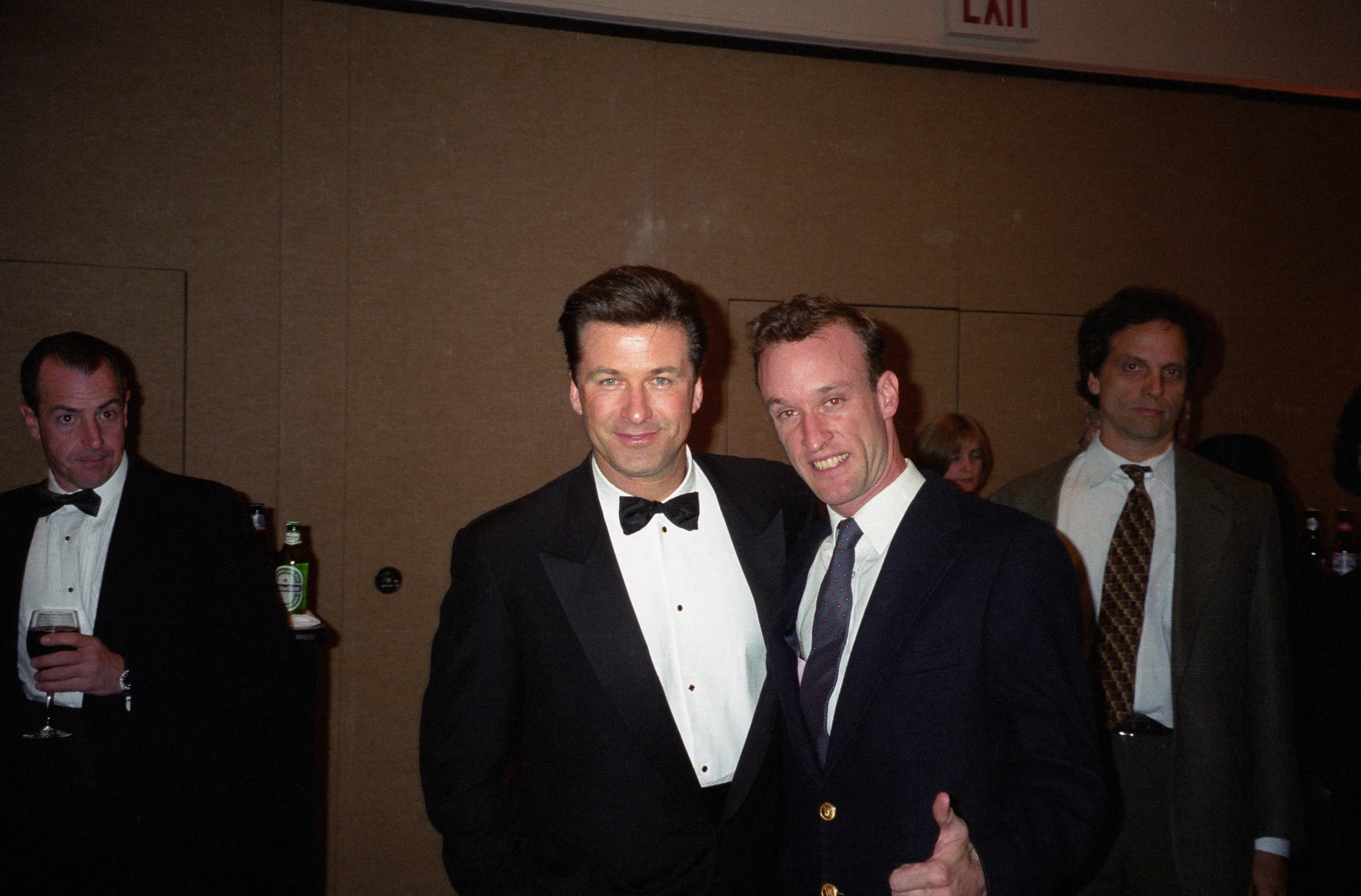 Alex with Alec Baldwin, October 8, 1999 Baldwin Breast Cancer Benefit, Marriot Marquis