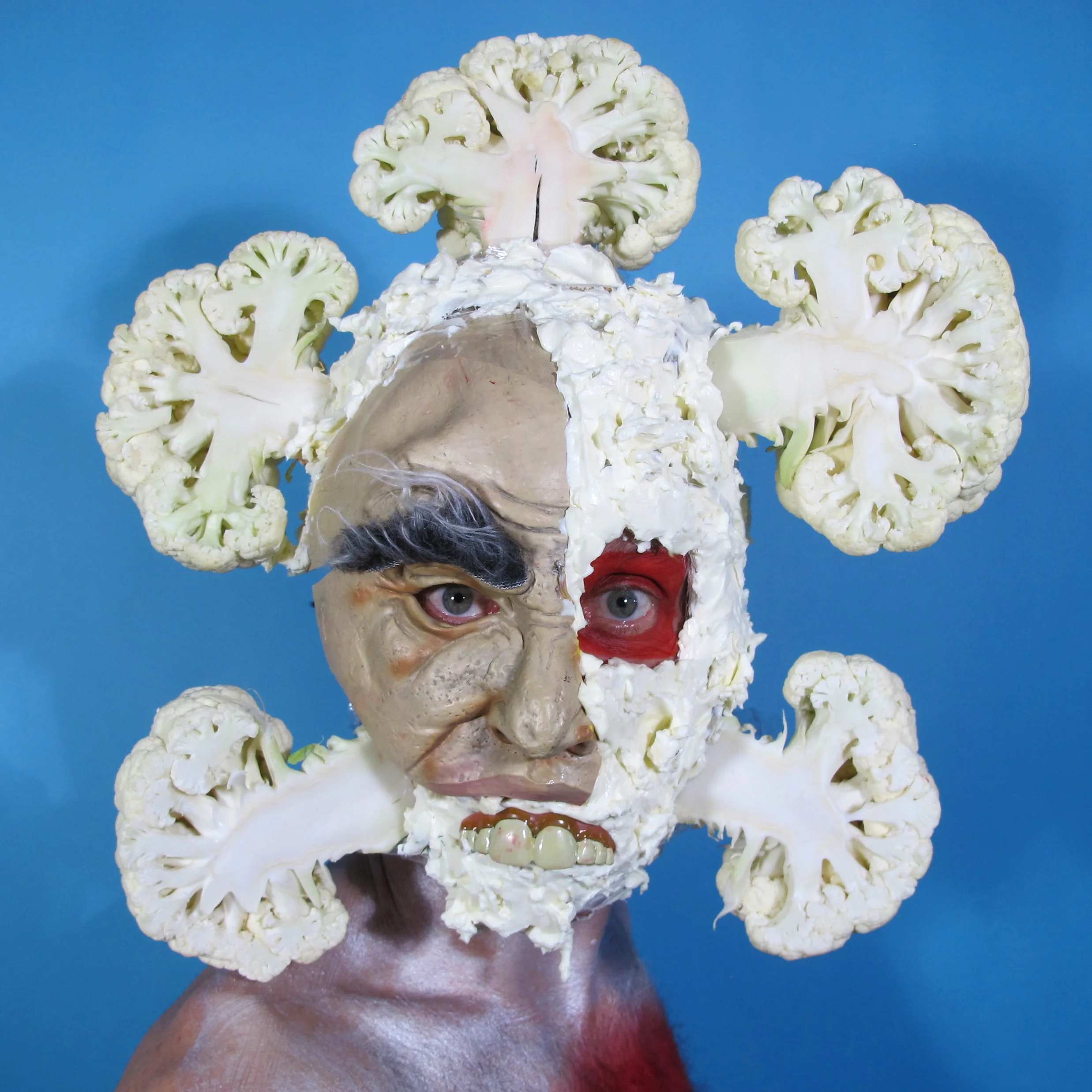 Cerebral Cauliflower Creeper,  Resemblage, 2018 16"x16" ed of 5
