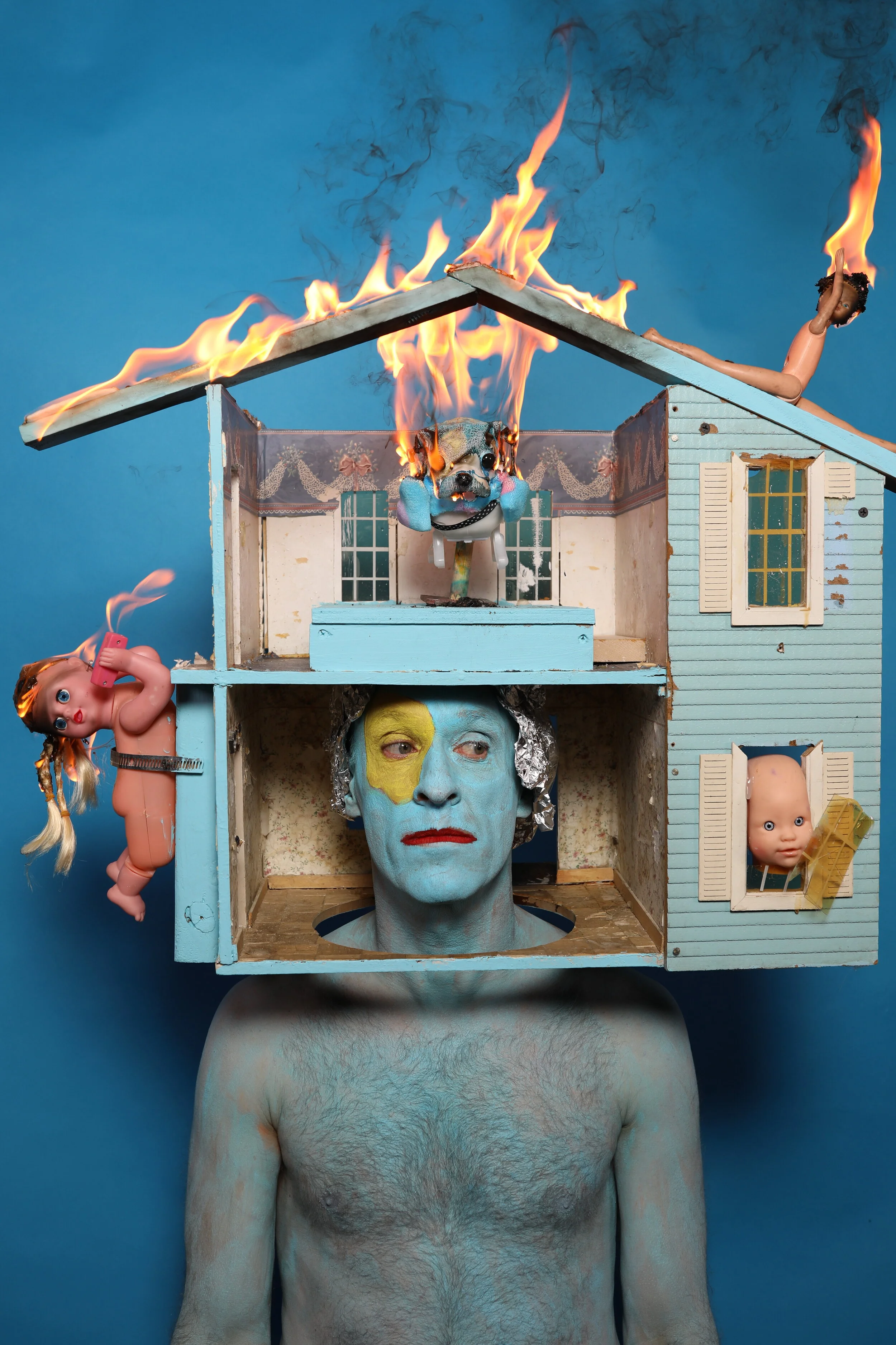 Self Portrait Burning On The Inside Burning On The Outside, 2020