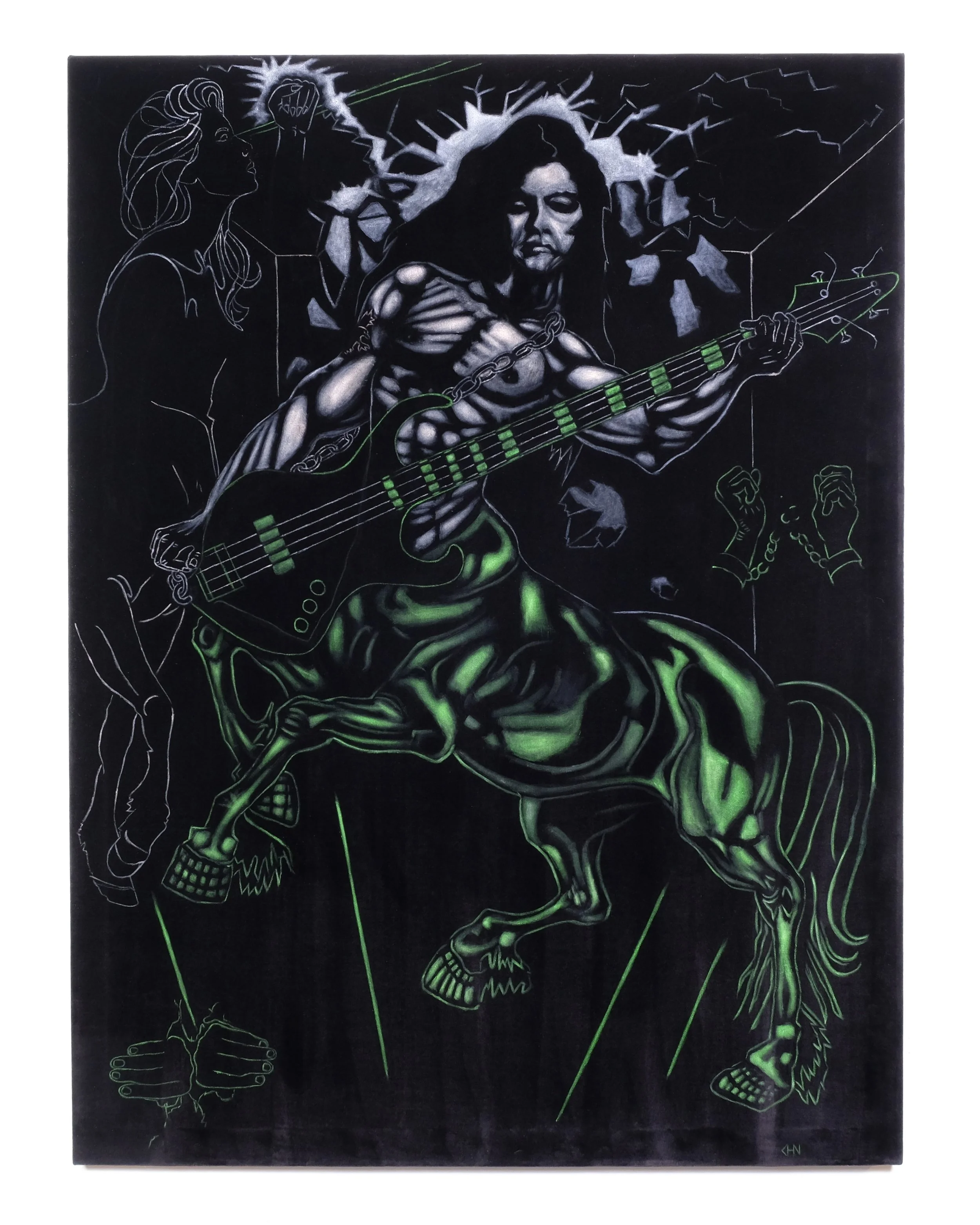 Large Peter Steele Centaur 48"x36"