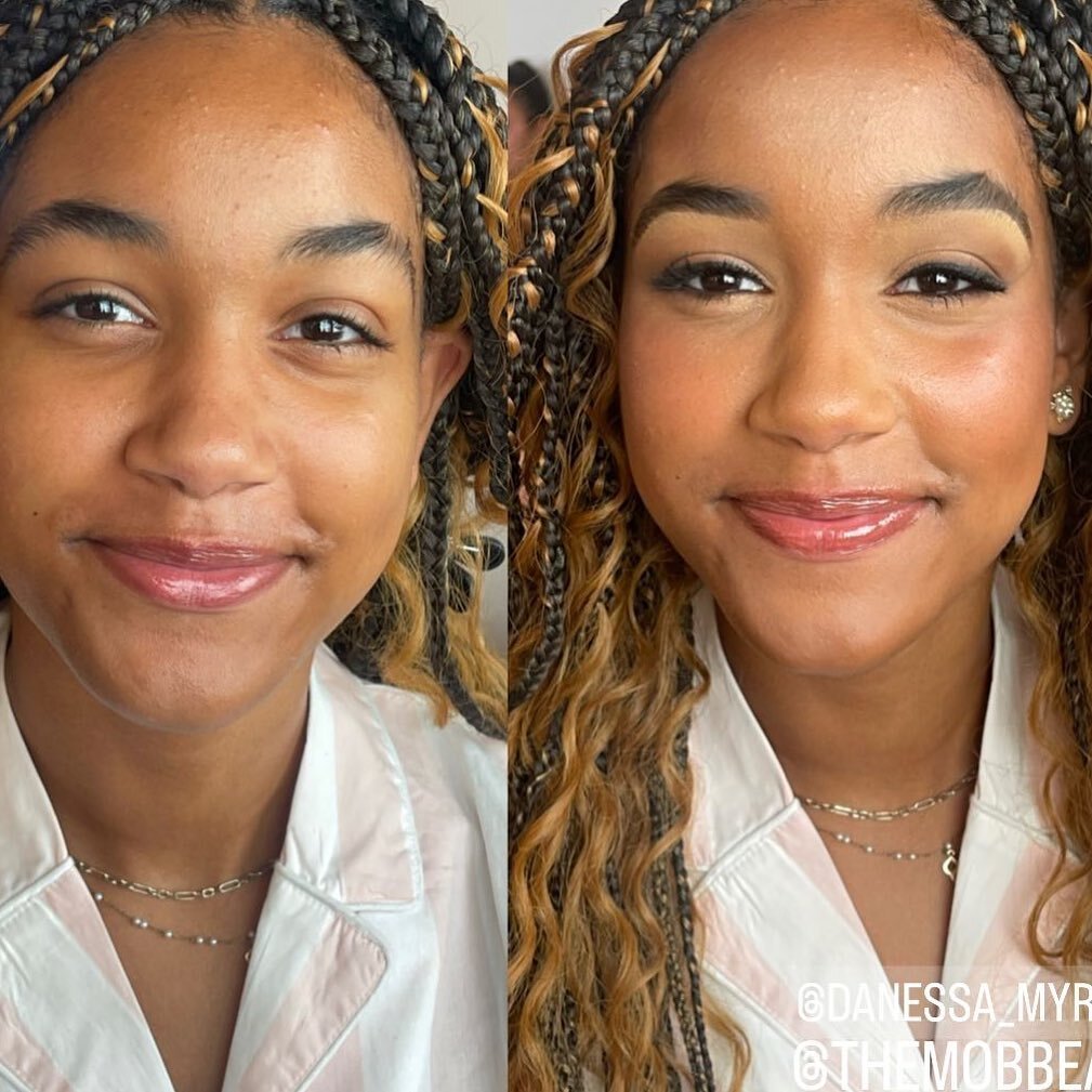 Little sis got the soft glam beat today @danessa_myricks @themobbeauty @brentsvillehall #Dcweddinghairstylistmakeupartist 
#carlapressleyhairmakeup #mdweddings #mdwedding #vawedding #dmvwedding #dmvweddings #dcwedding #dcweddings #vabrides #vabridal 