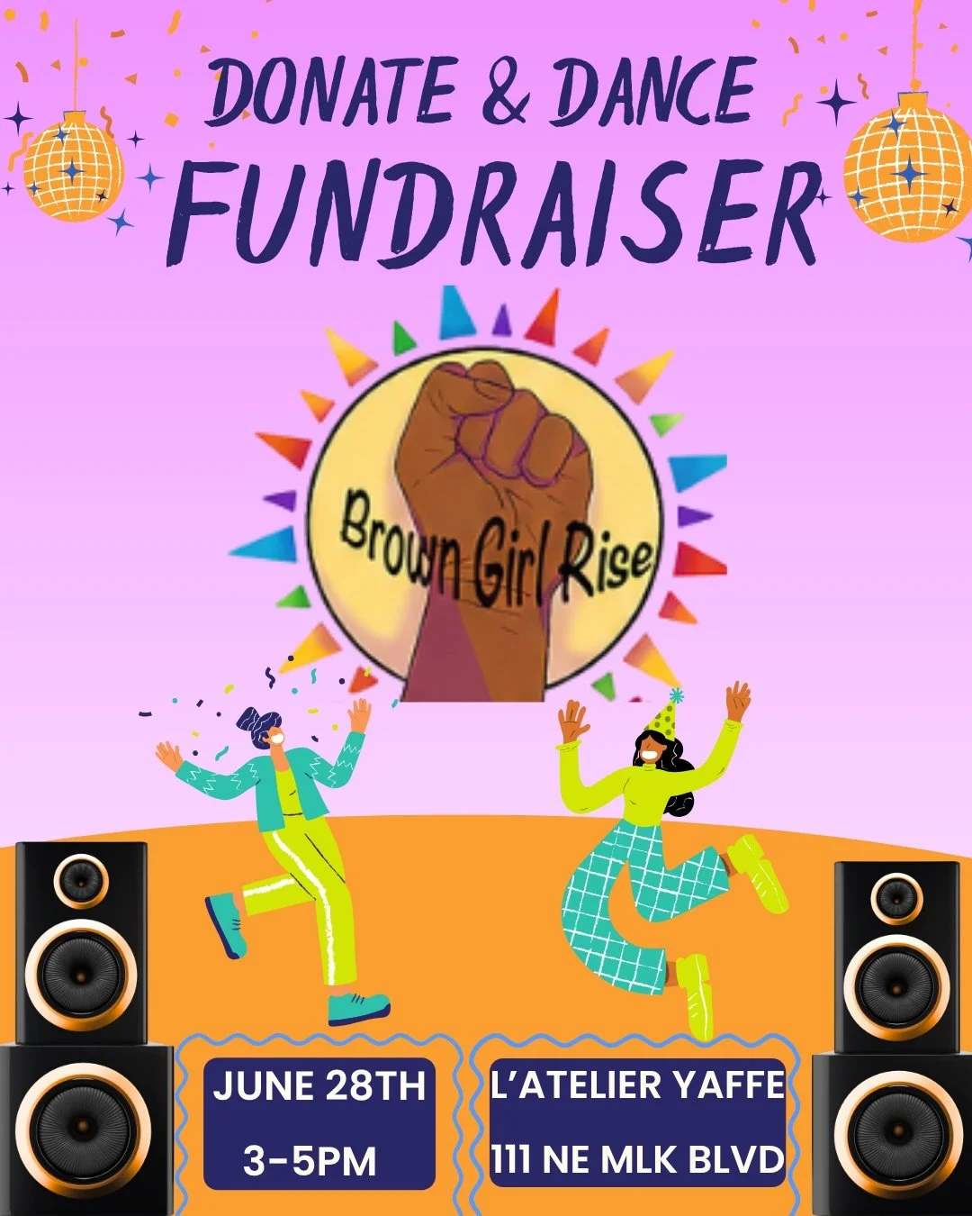 🗓️June 28th, 2026 // 📍 111 NE MLK BLVD

Get ready to boogie, craft, and give back at our first fundraiser of the season ! (Please read entire post )

Join us at the beloved L&rsquo;Atelier Yaffe, your favorite third space ! Along with lots of fun &