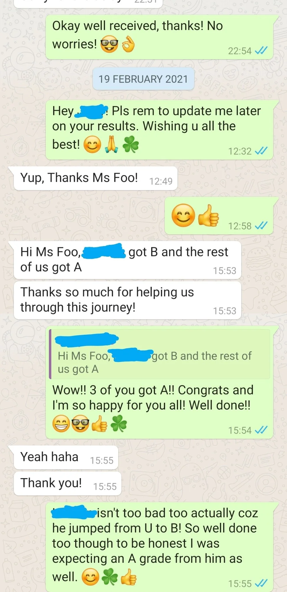 Whatsapp Testimonial