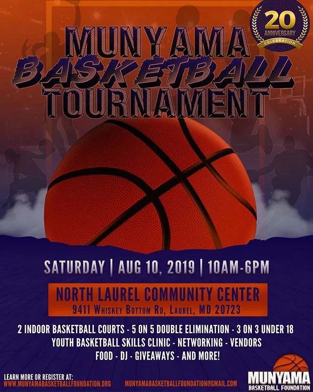 🗣58 DAYS! We will be honoring fallen ballers, highlighting the day ones, and introducing a new generation to the Munyama Fraternity. GET REGISTERED NOW!! Earlybird sale ends 6/21/19. Transportation will be provided for Baltimore City Youth Participa